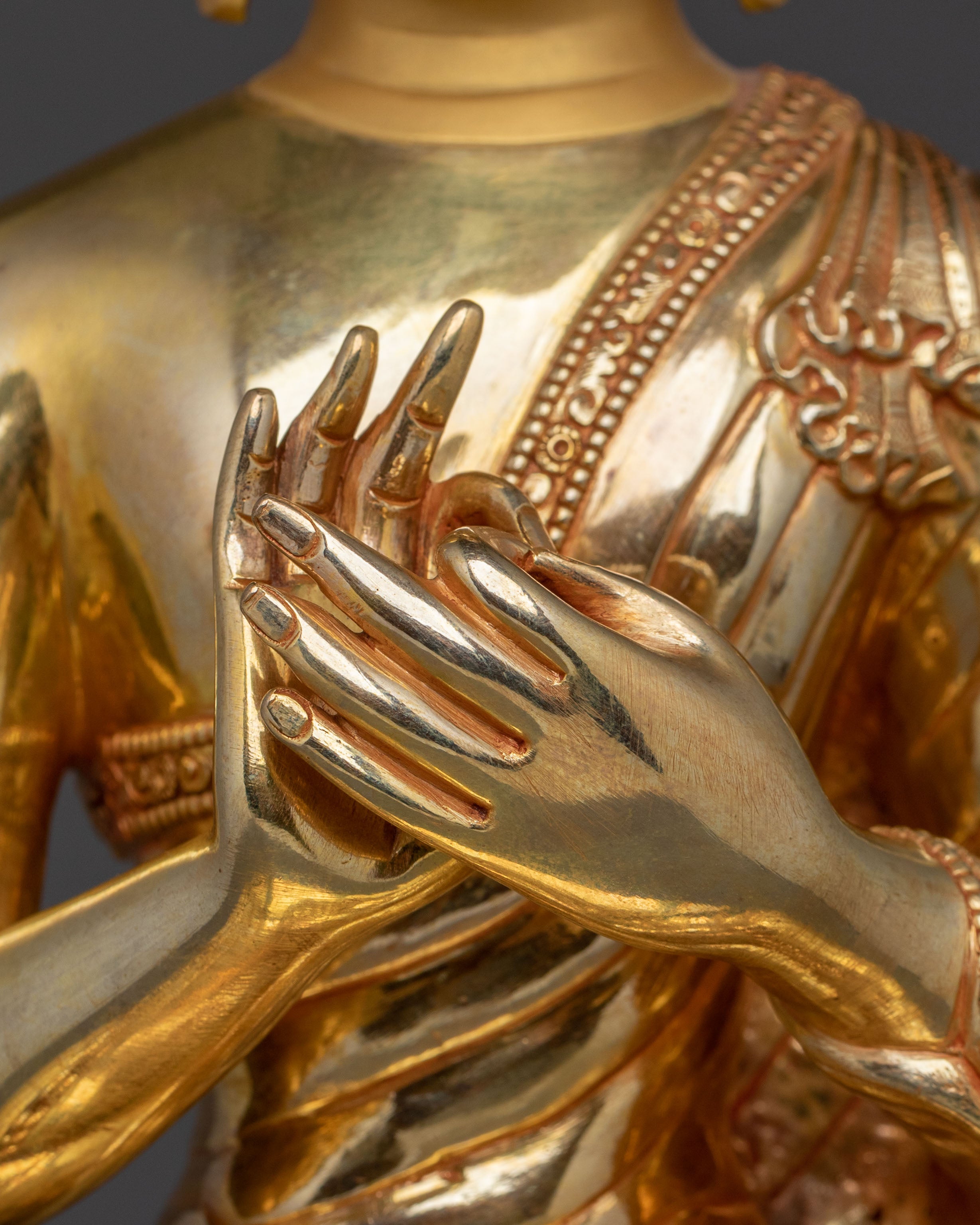 Handcrafted Vairocana Statue | Tibetan Buddhist Icon