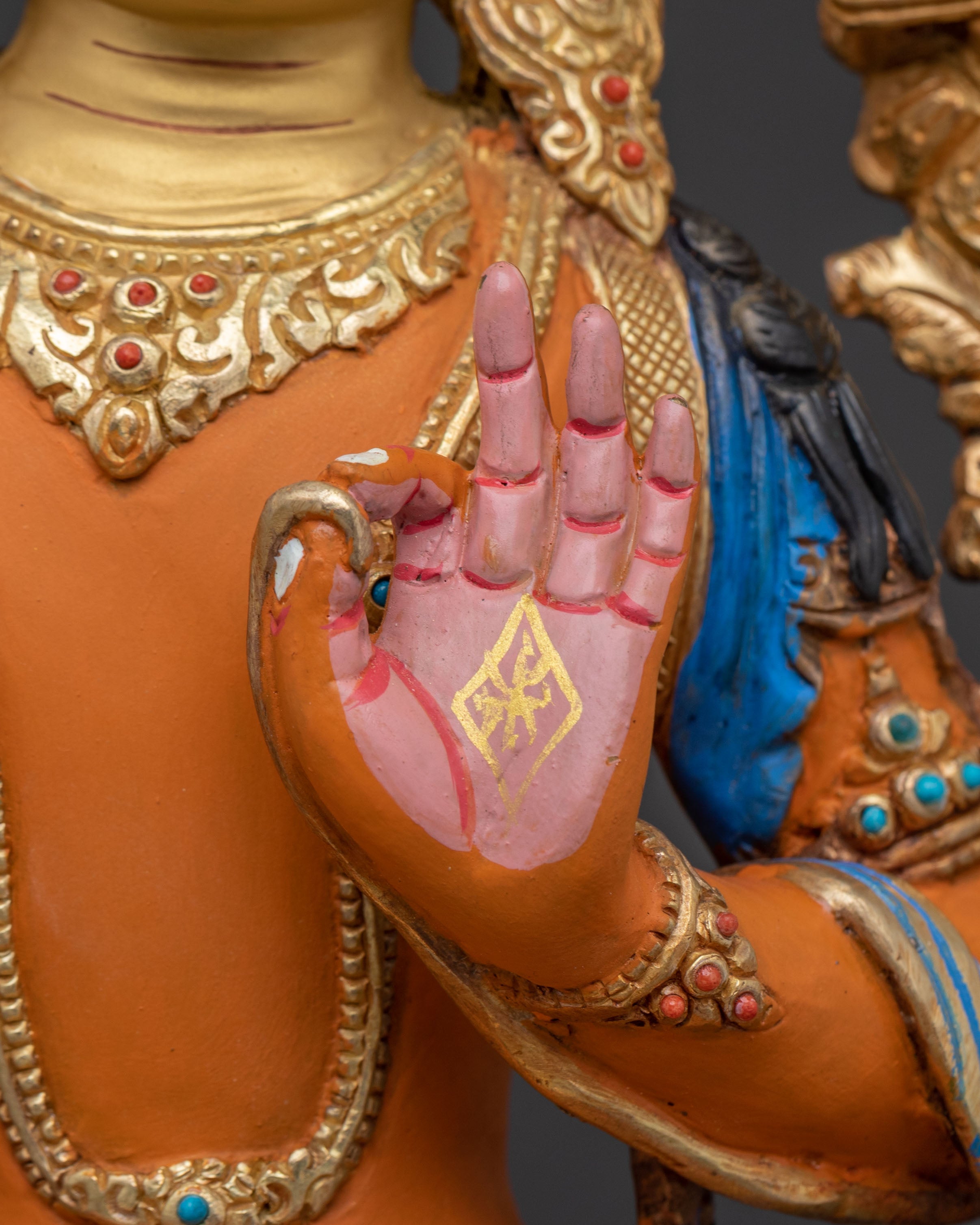 Six Bodhisattva Statue Set for Altars Decor