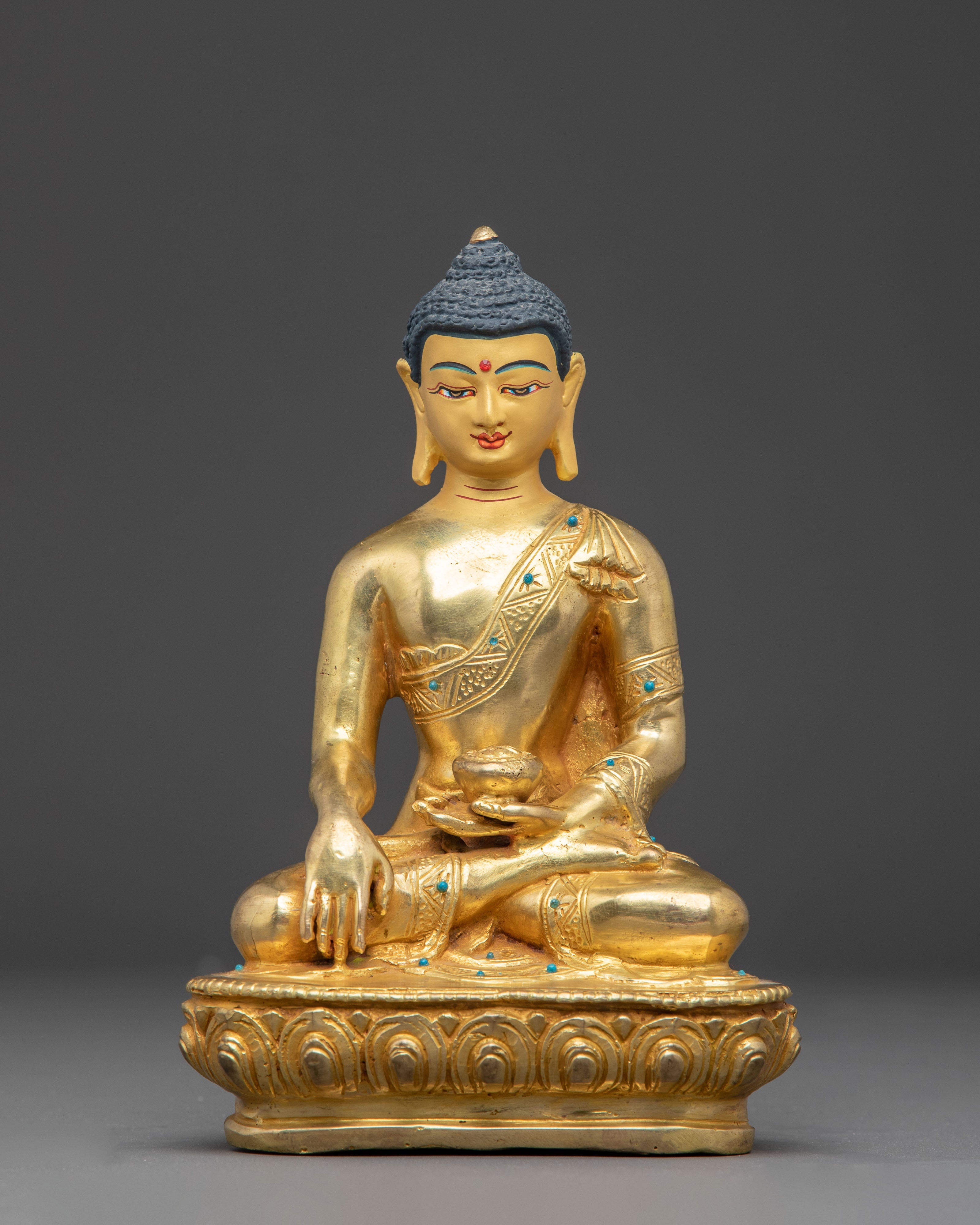 Handcrafted Radiant Artwork of Buddha Shakyamuni | Historical Enlightened One