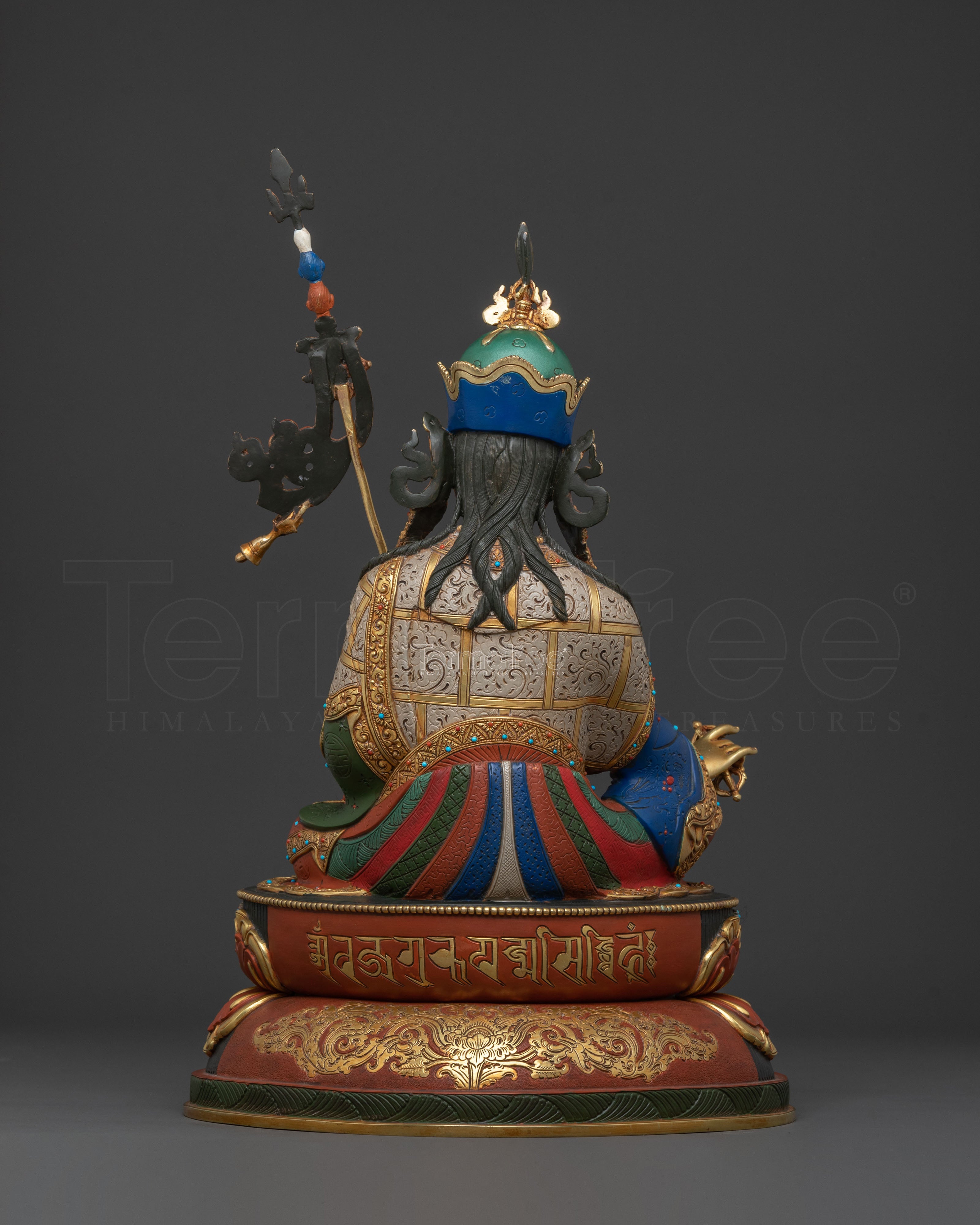 Guru Rinpoche Dharma Statue: Nepalese Artistry