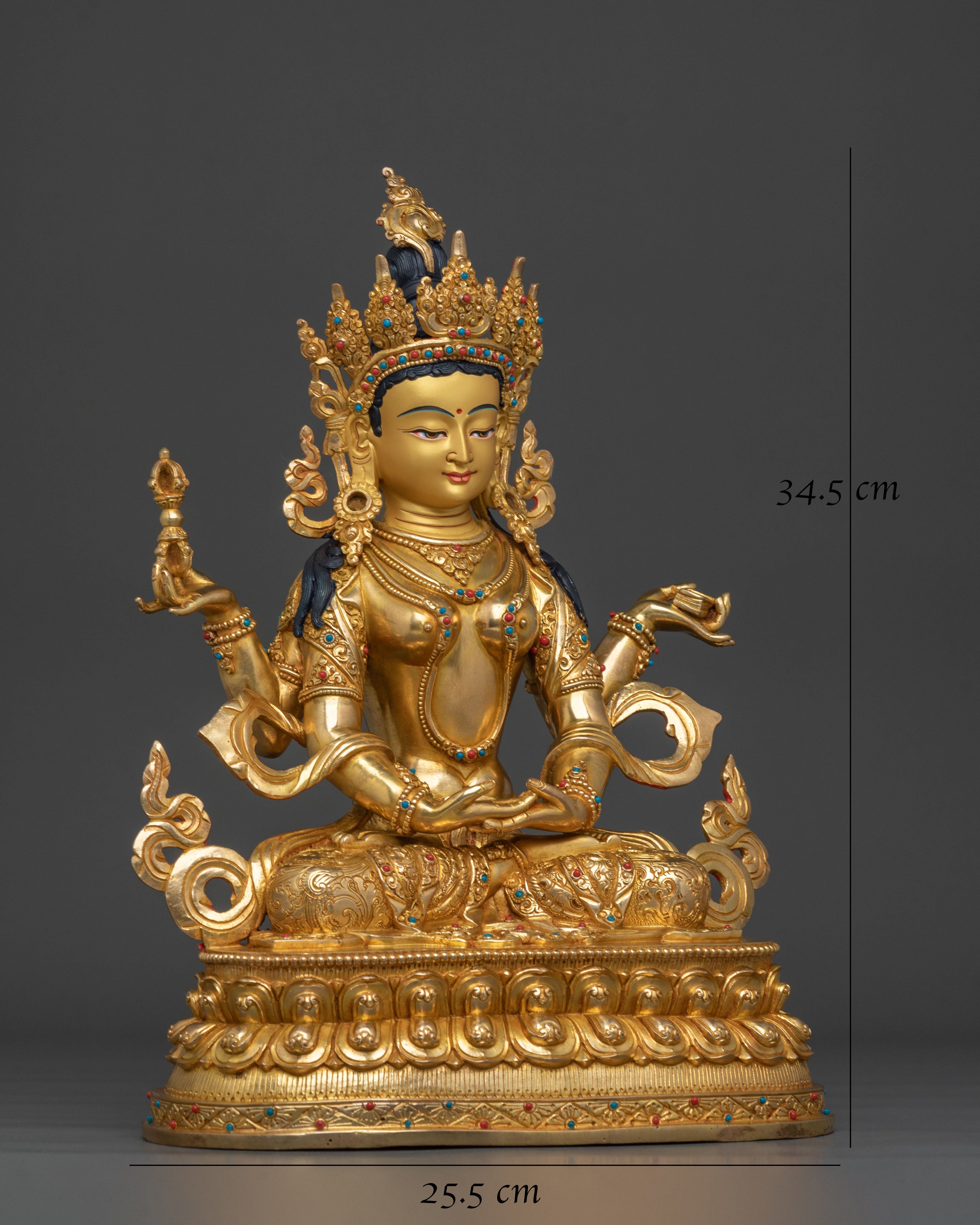 Prajnaparamita Copper Statue | Symbol of Wisdom and Enlightenment