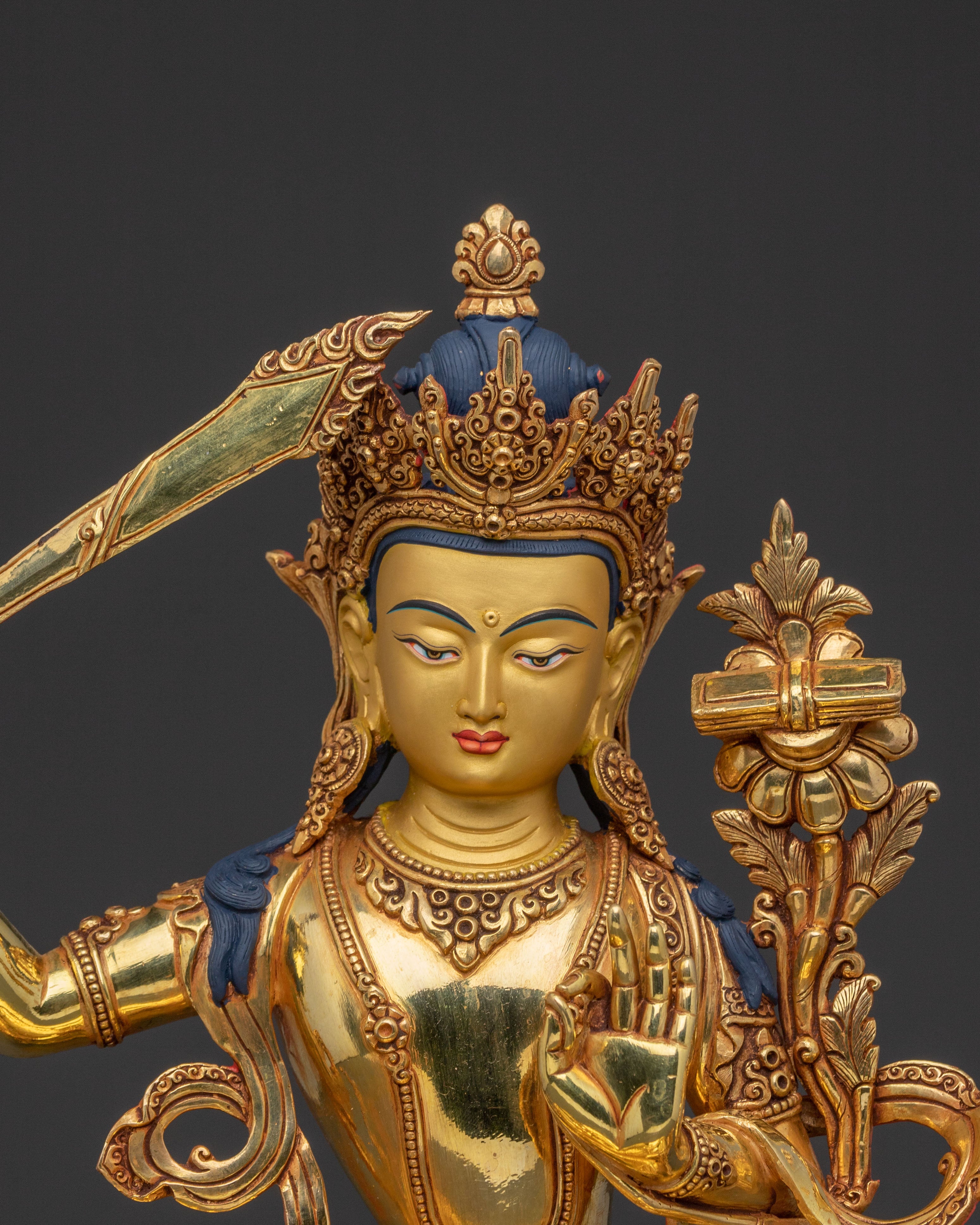 Manjushri Wisdom Statue | Bodhisattva of Wisdom