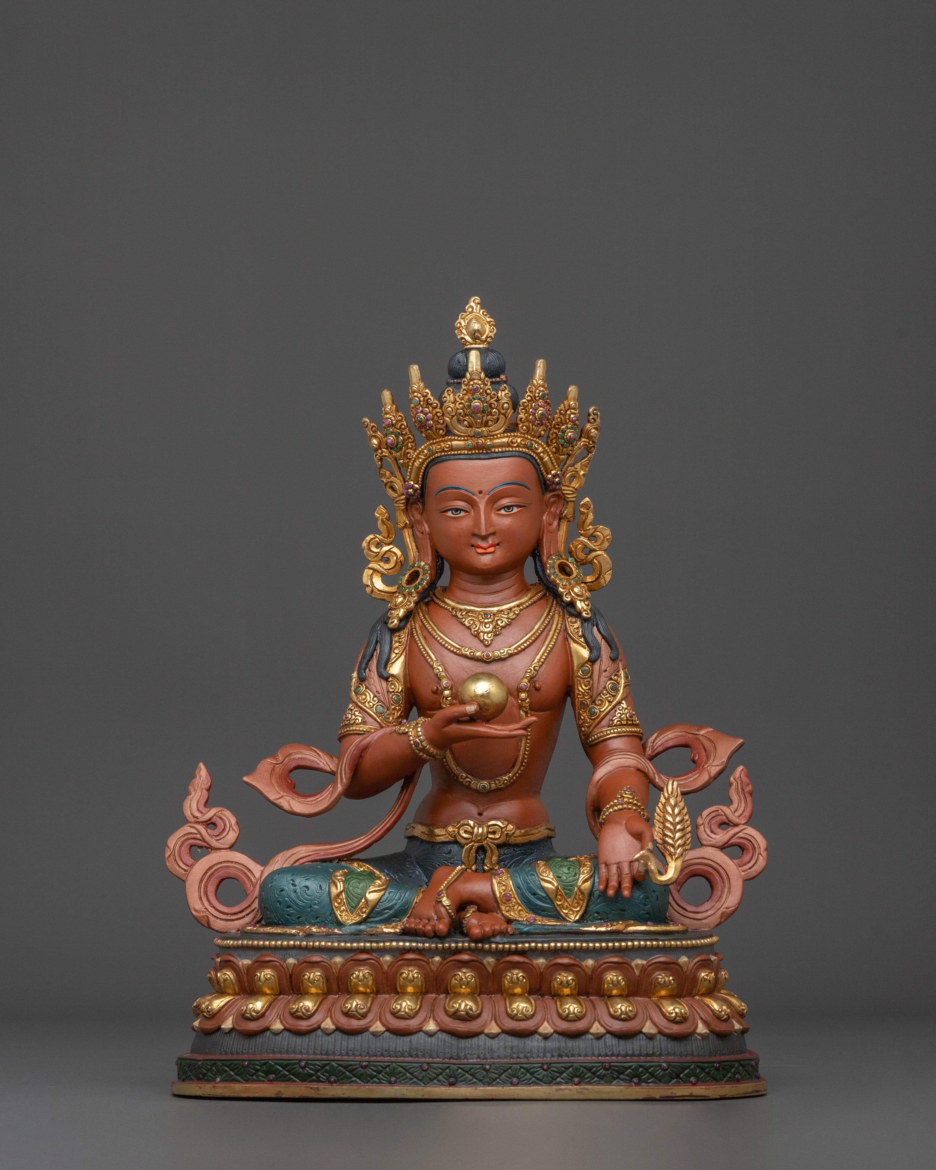 Kshitigarbha Buddhist Sculpture | Meditation Altar Decor