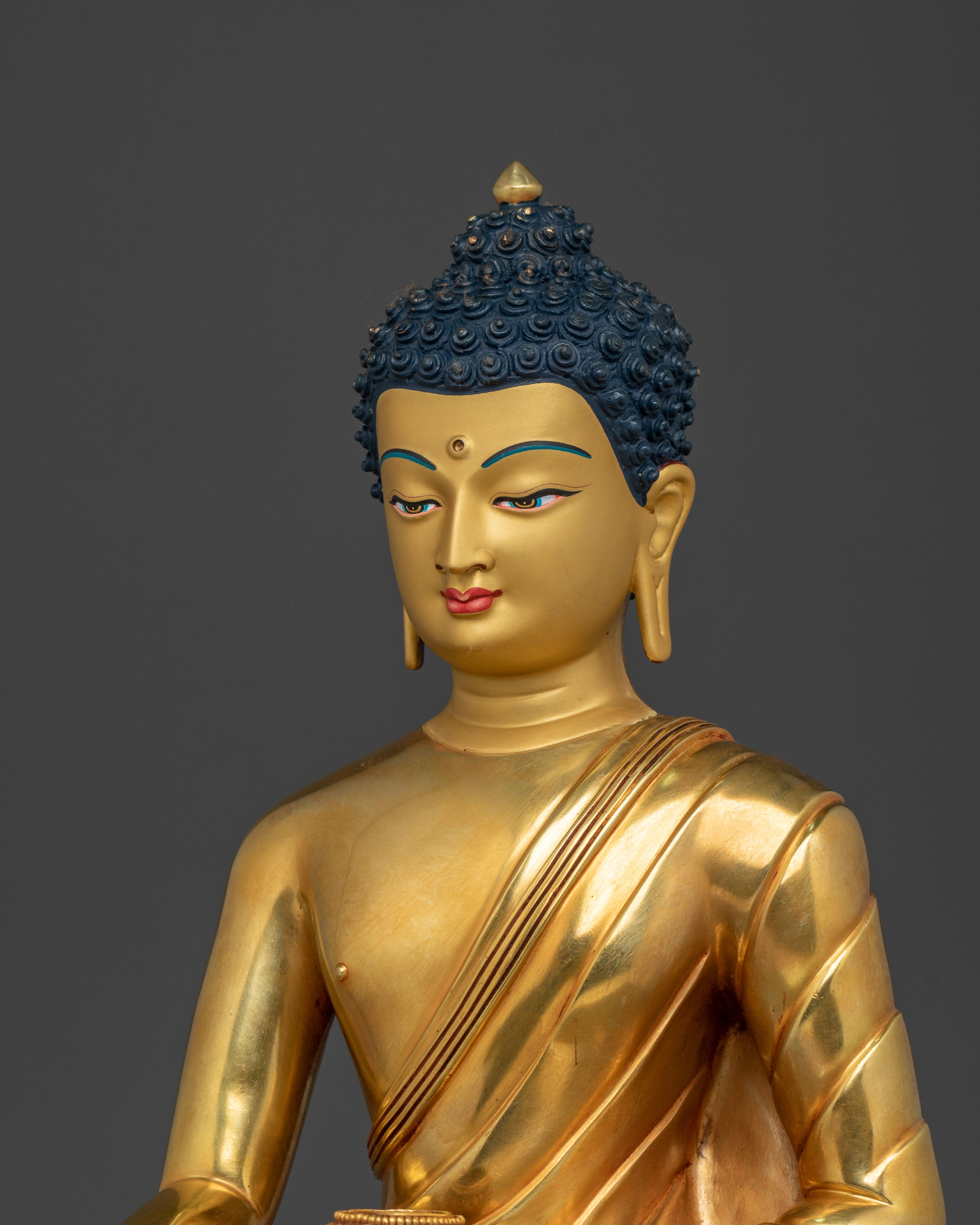 Golden Shakyamuni Buddha Statue | Home Decor