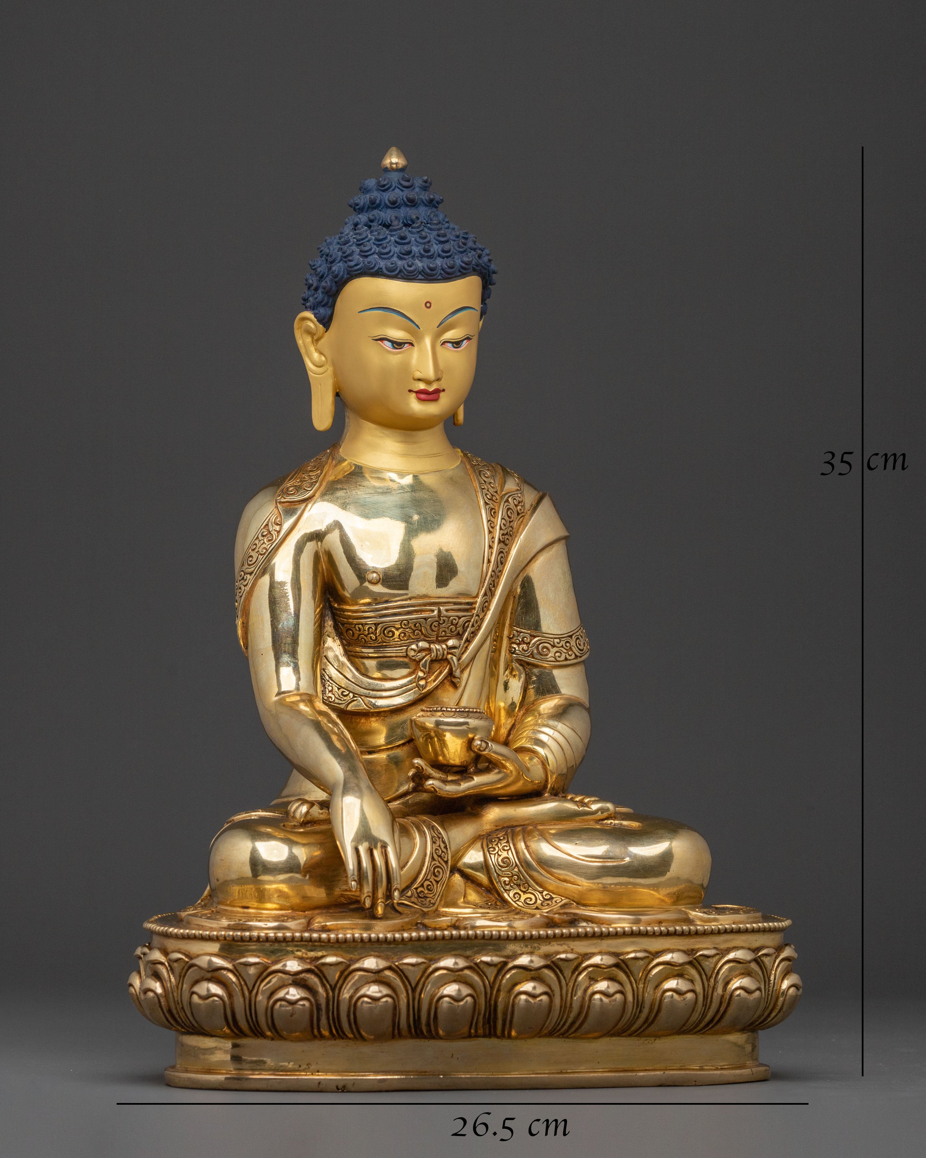 Himalayan Shakyamuni Buddha Buddhist Statue
