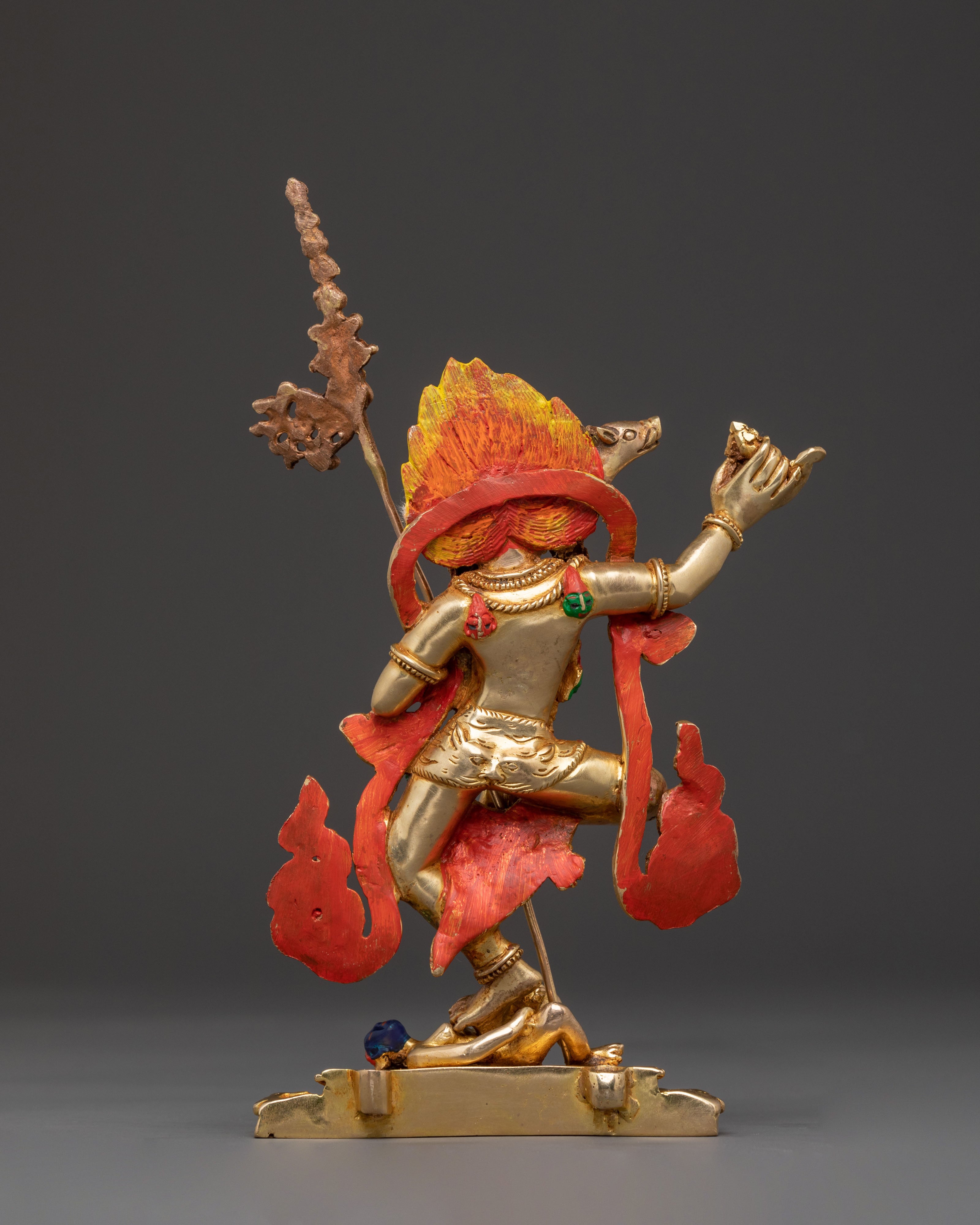 Dorje Phagmo 24K Gold Gilded Statue | Vajrayana Tantric Deity