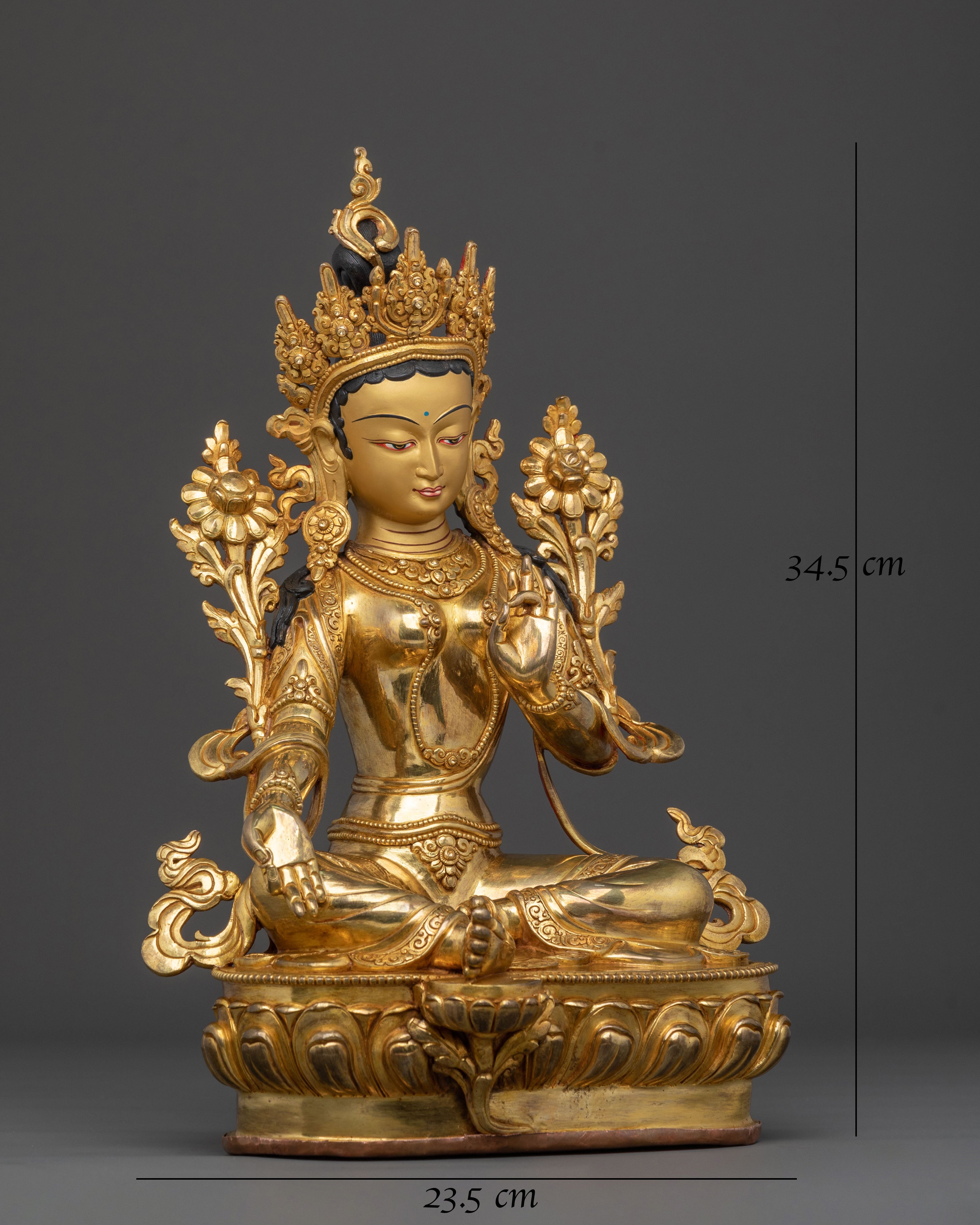 Green Tara Sacred Statue | Mother of All Buddhas