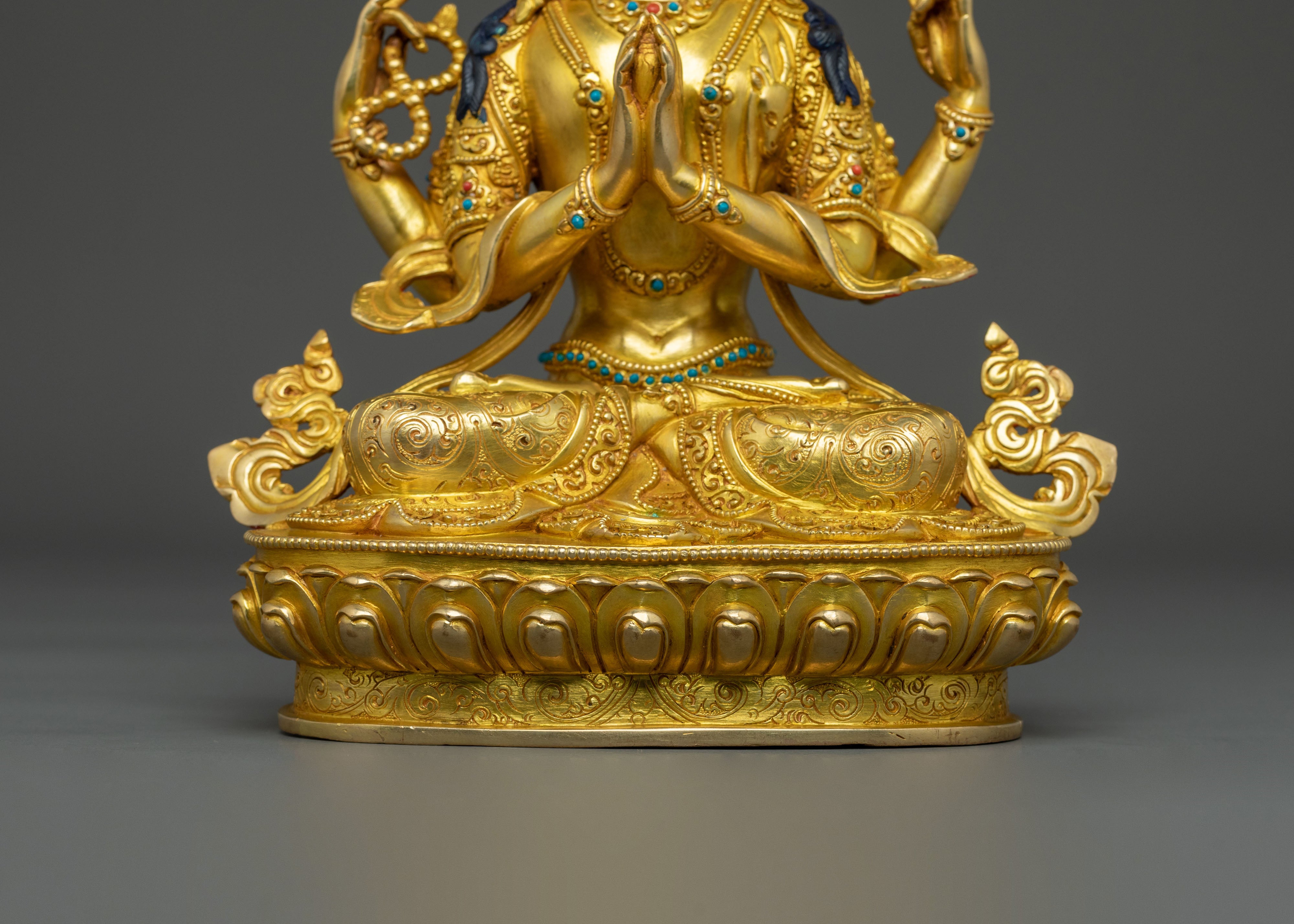 Chengrezig Avalokitesvara Buddhist Statue | Made in Nepal