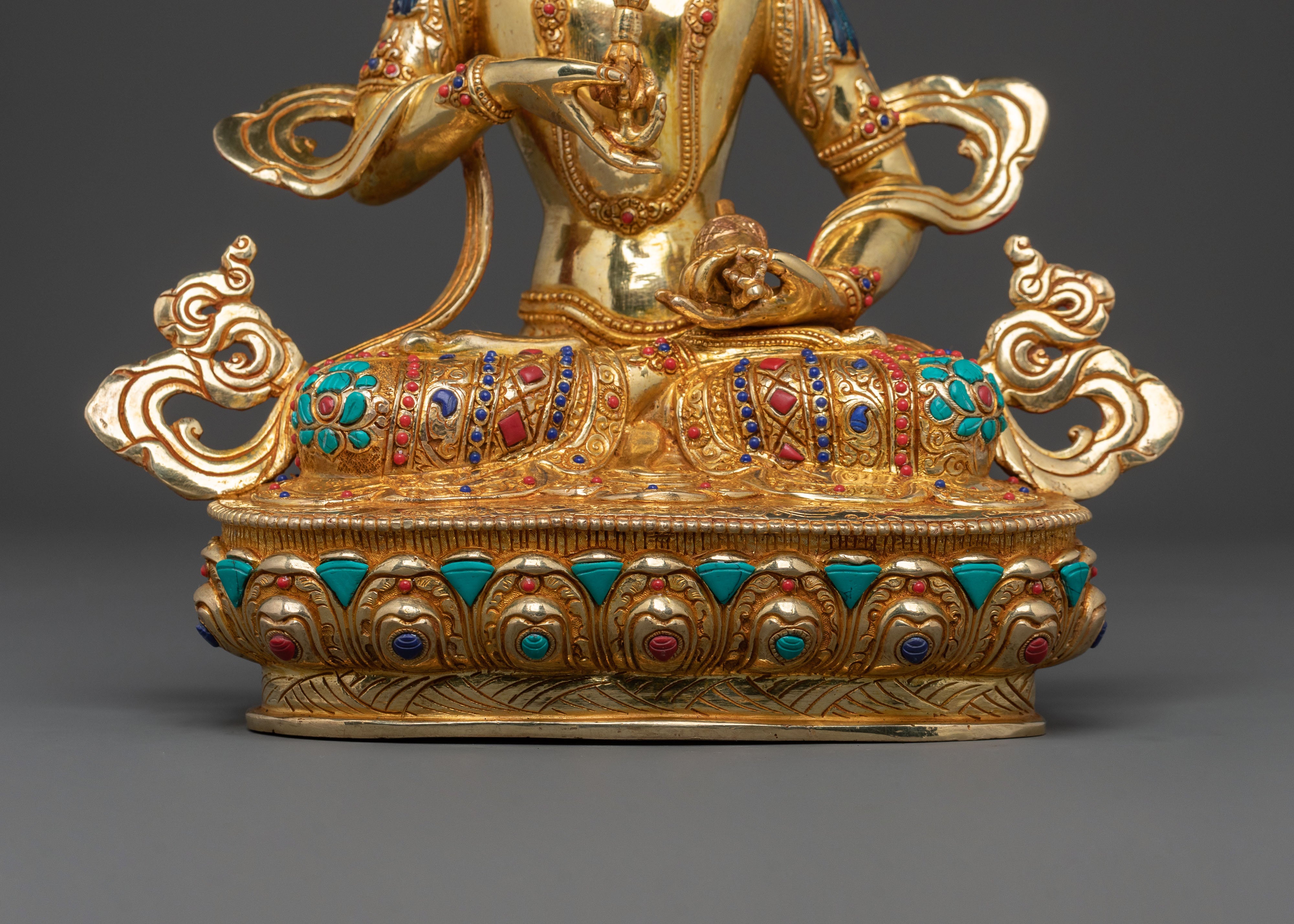 Vajrasattva 24k Gold Gilded Spiritual Form