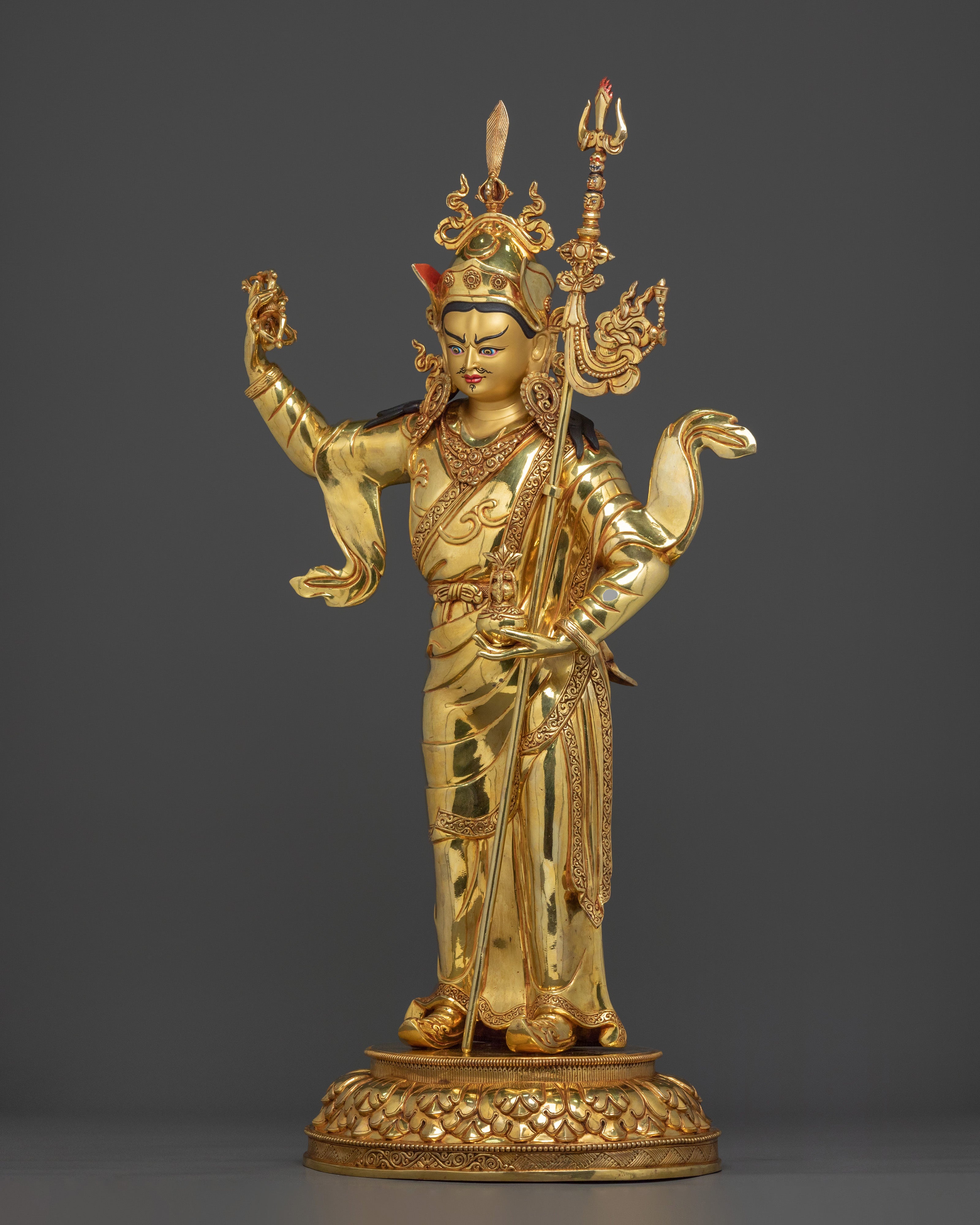Standing Guru Rinpoche Statue | Buddhist Master