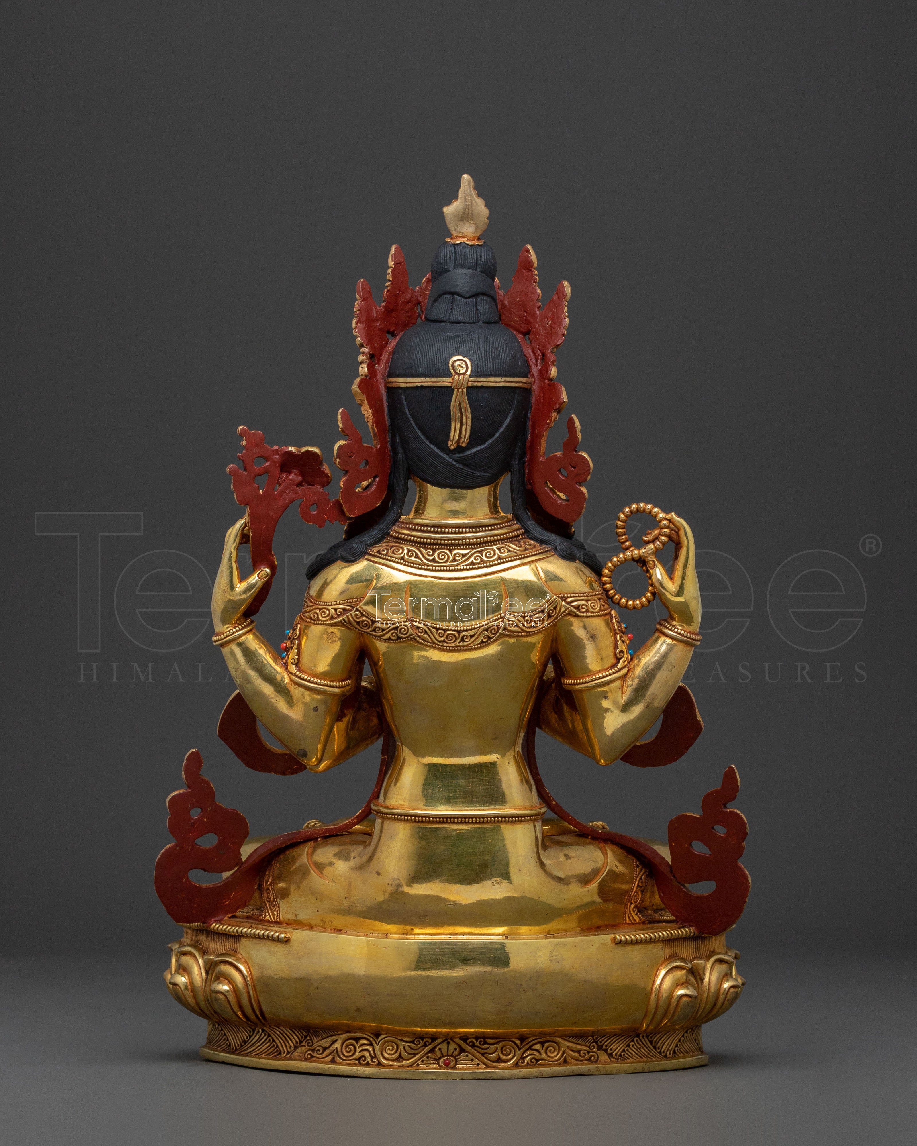 Handcrafted Chenrezig Statue | Altar Home Decor