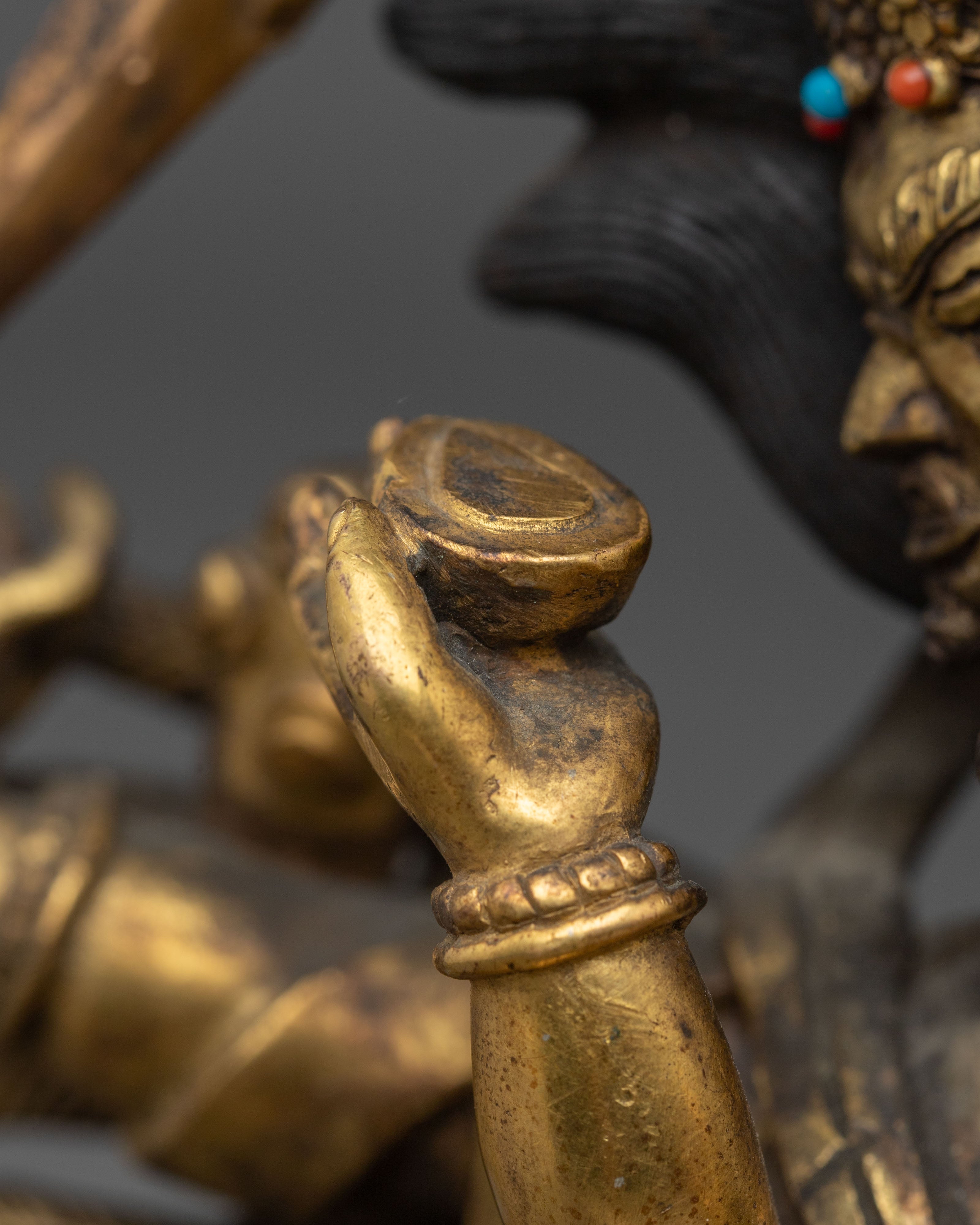 Hayagriva Acrylic Painted Statue | Handcrafted Figurine