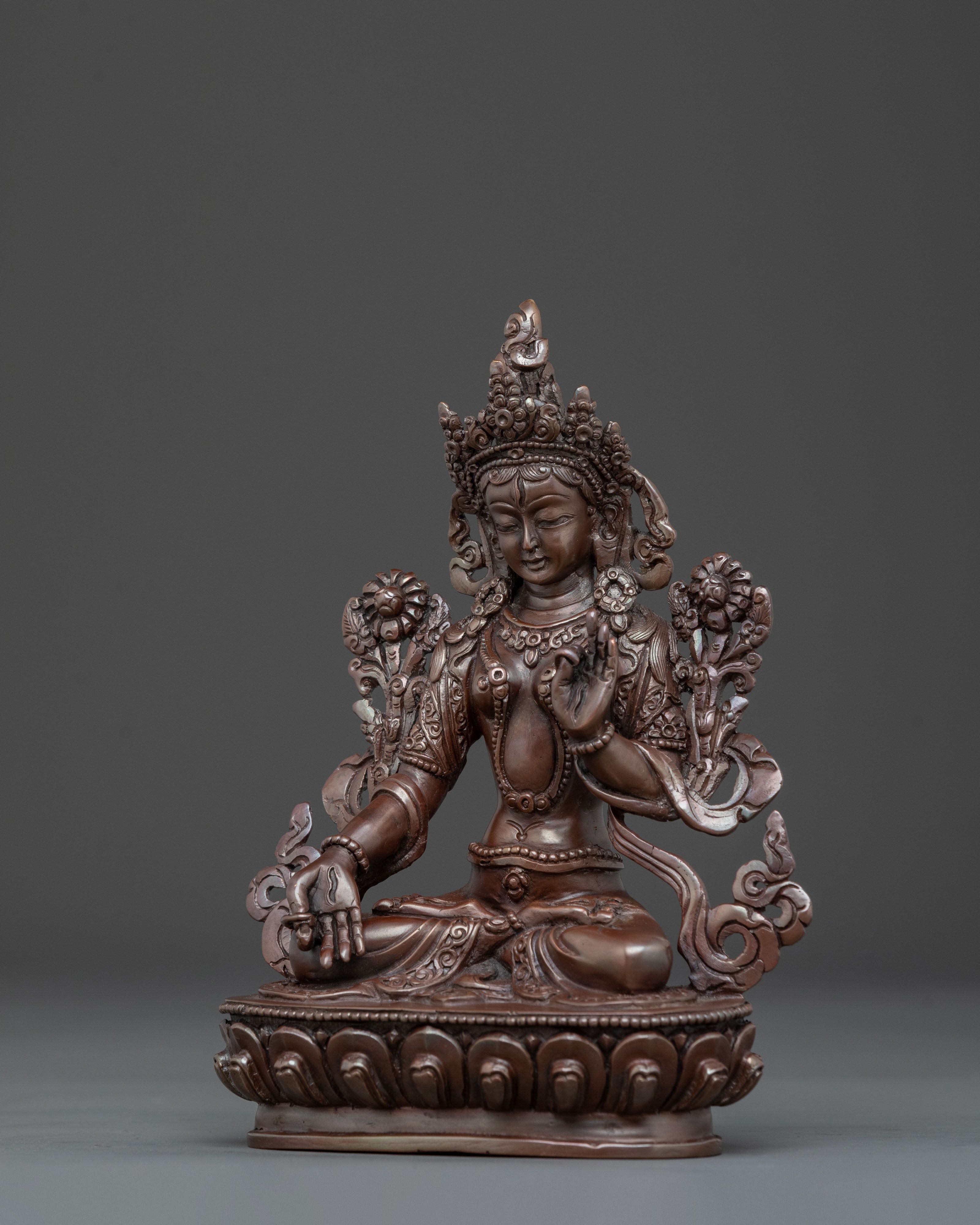 white tara buddhist sacred statue | Goddess of Longevity & Healing