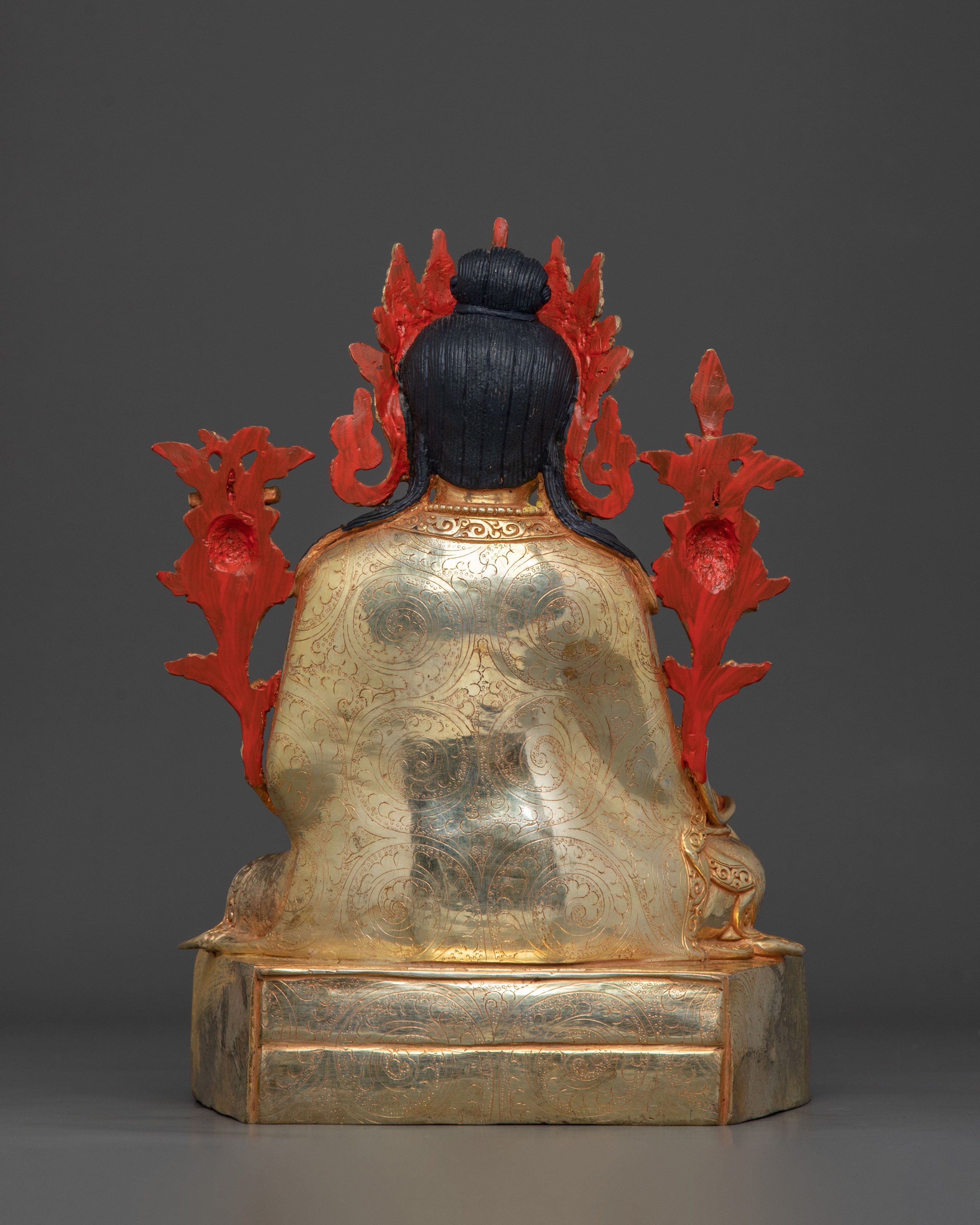 Trisong Detsen Statue | Tibetan Dharma King Sacred Sculpture