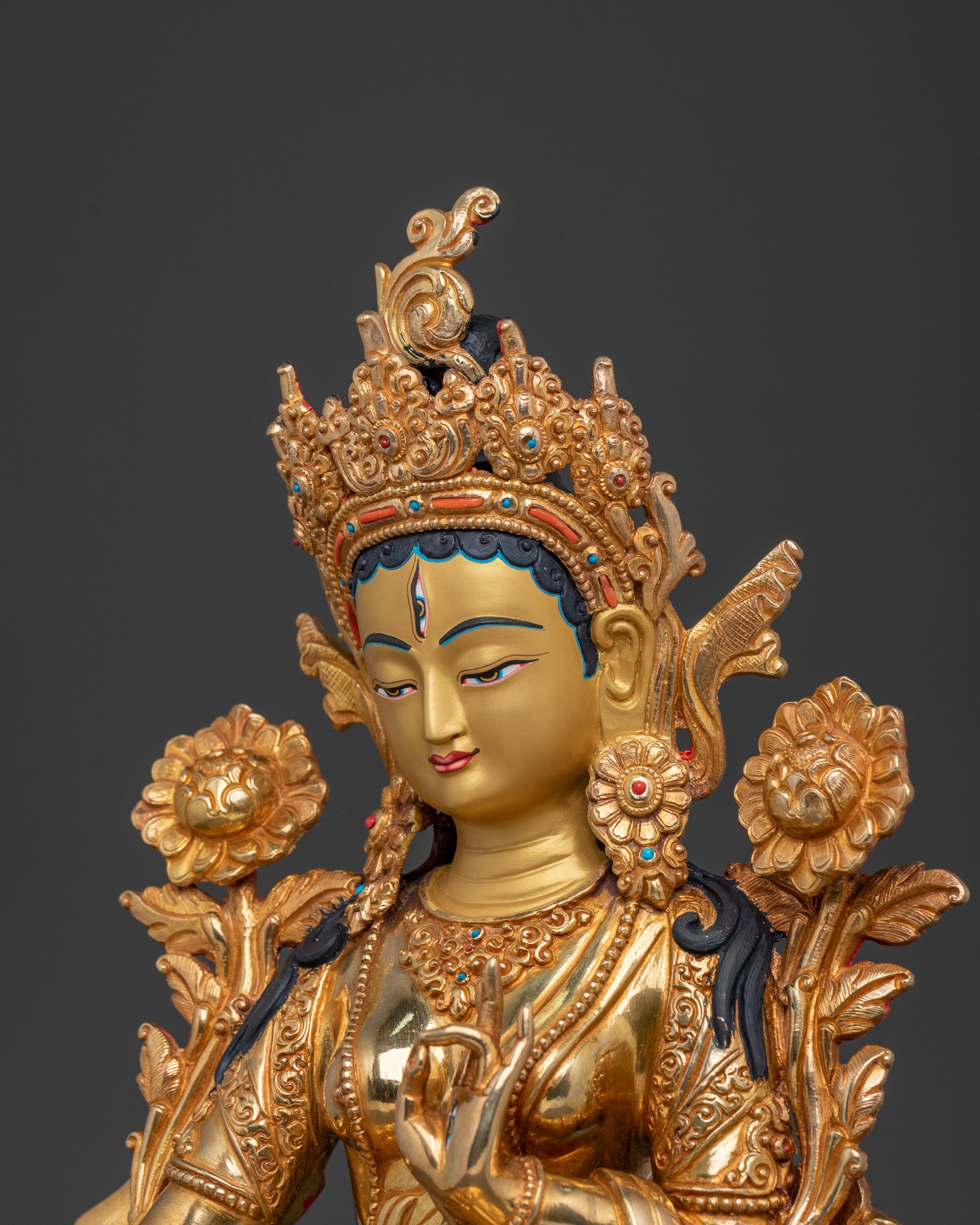 White Tara Sacred Statue | Symbol of Healing