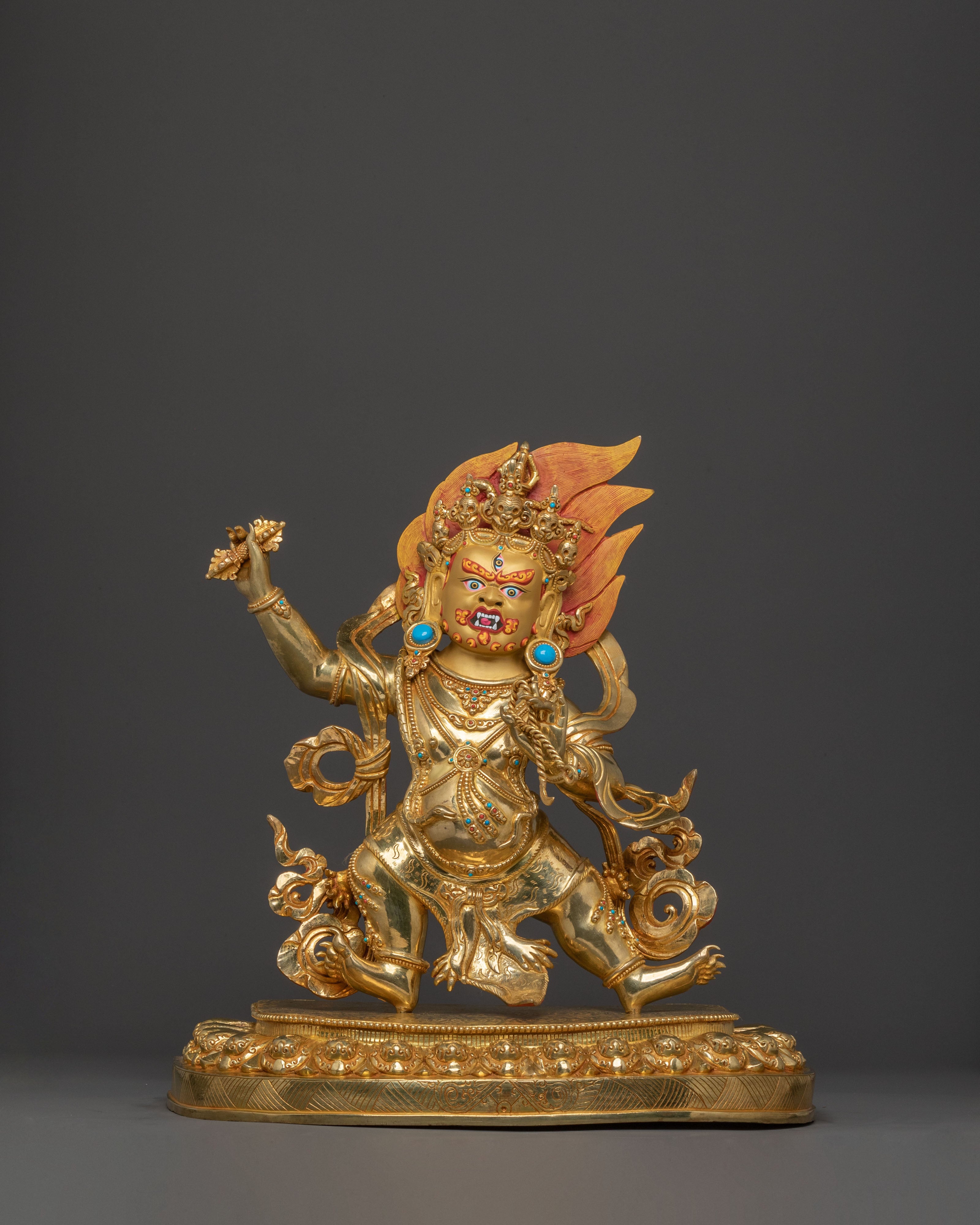 Vajrapani Protector Statue | Protector Buddha Altar Decor