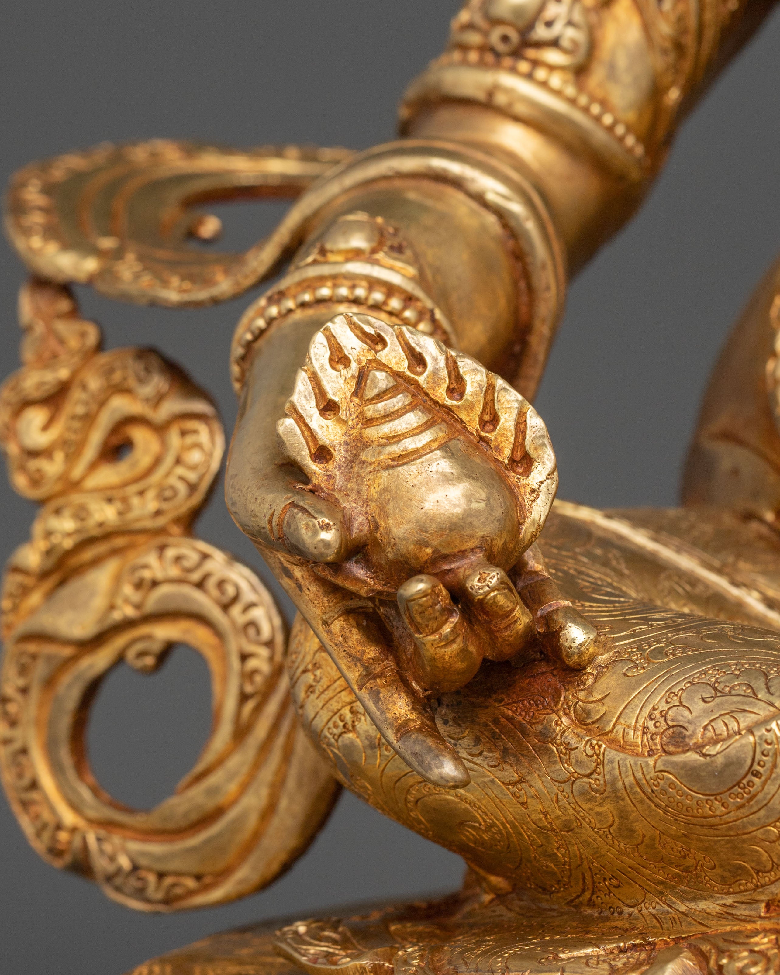 Tibetan Wealth God Dzambhala Sculpture | Representing Abundance