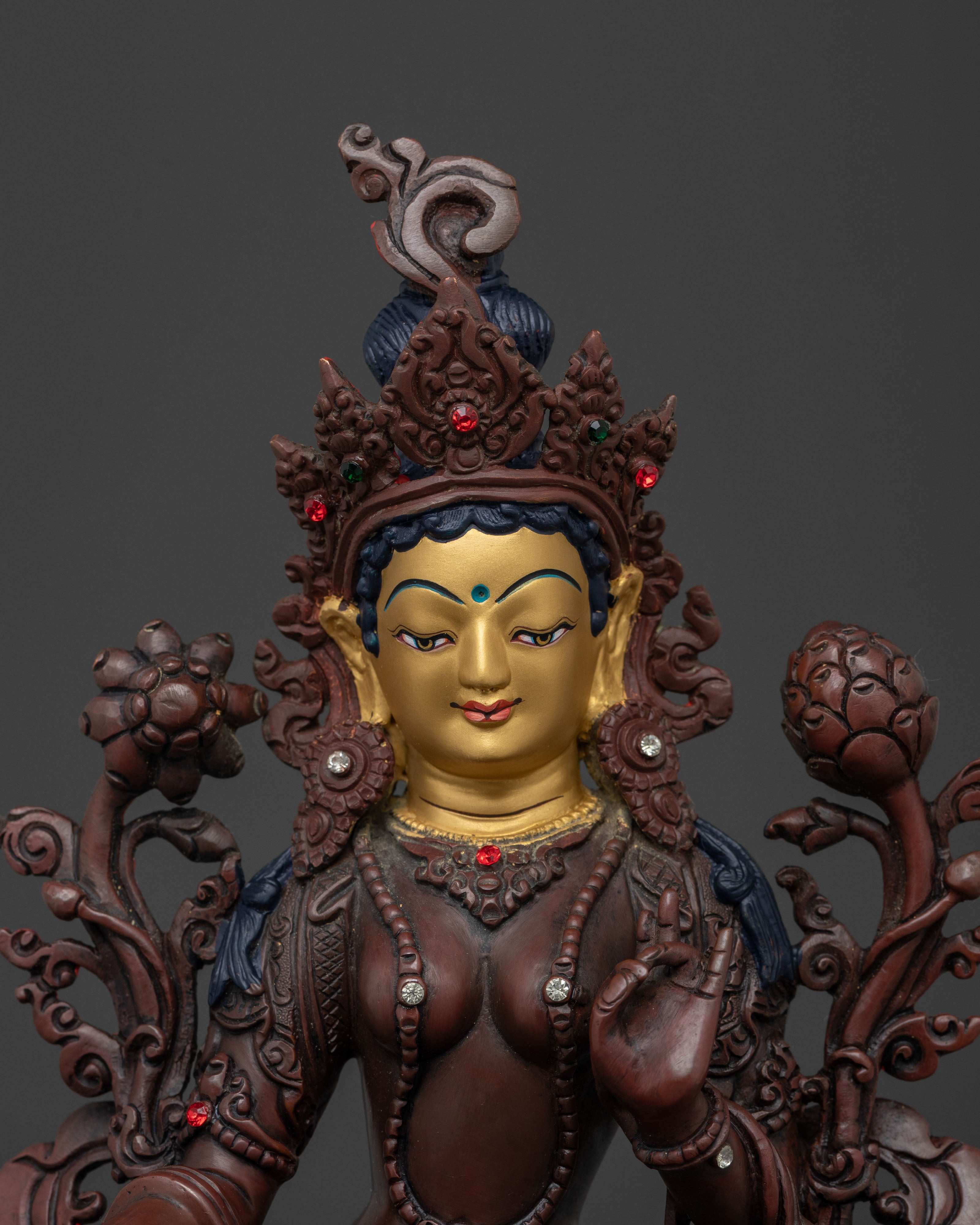 Green Tara Sacred Statue of Protection | Goddess of Compassion