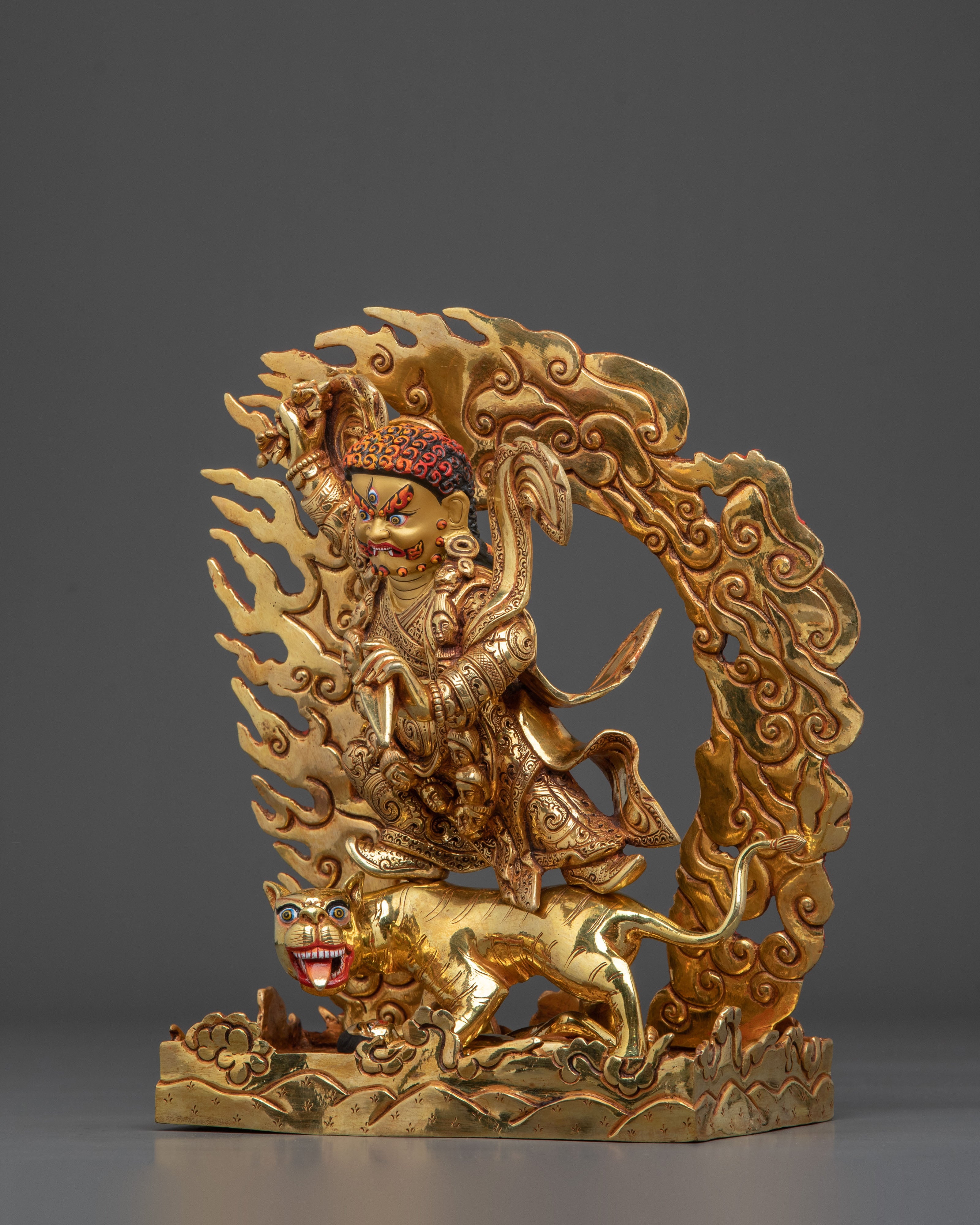 8 Manifestation of Guru Rinpoche Set with 24k Gold Glided