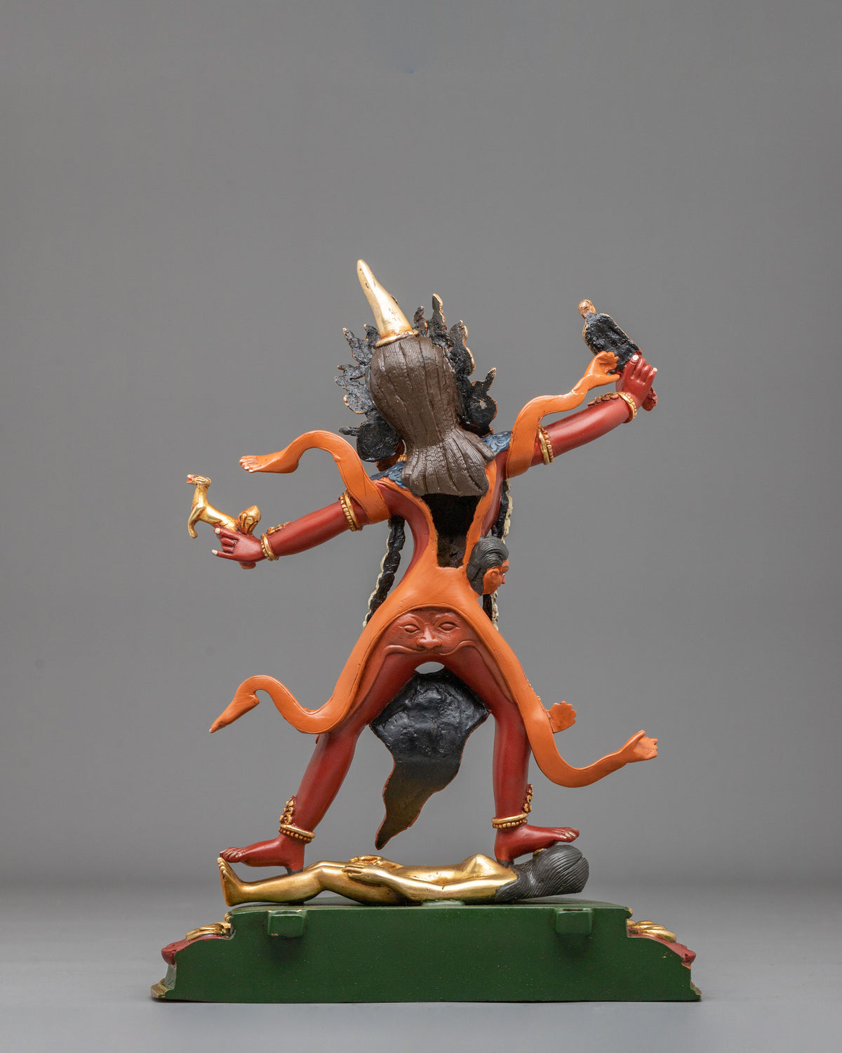 Handmade Ekajati Copper Sculpture | Buddhist Home Decor