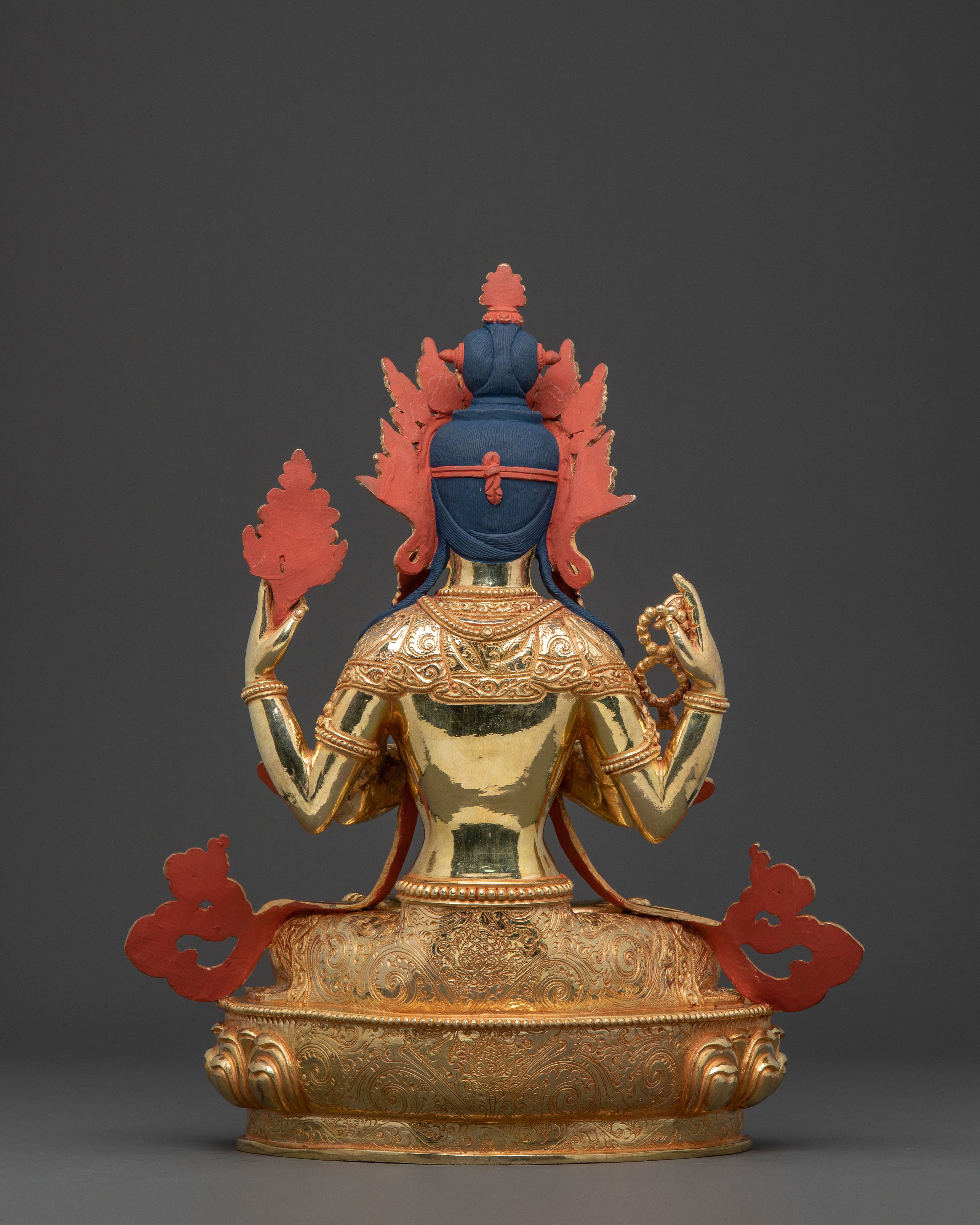 Handcrafted Chenrezig Spiritual Statue for Compassion