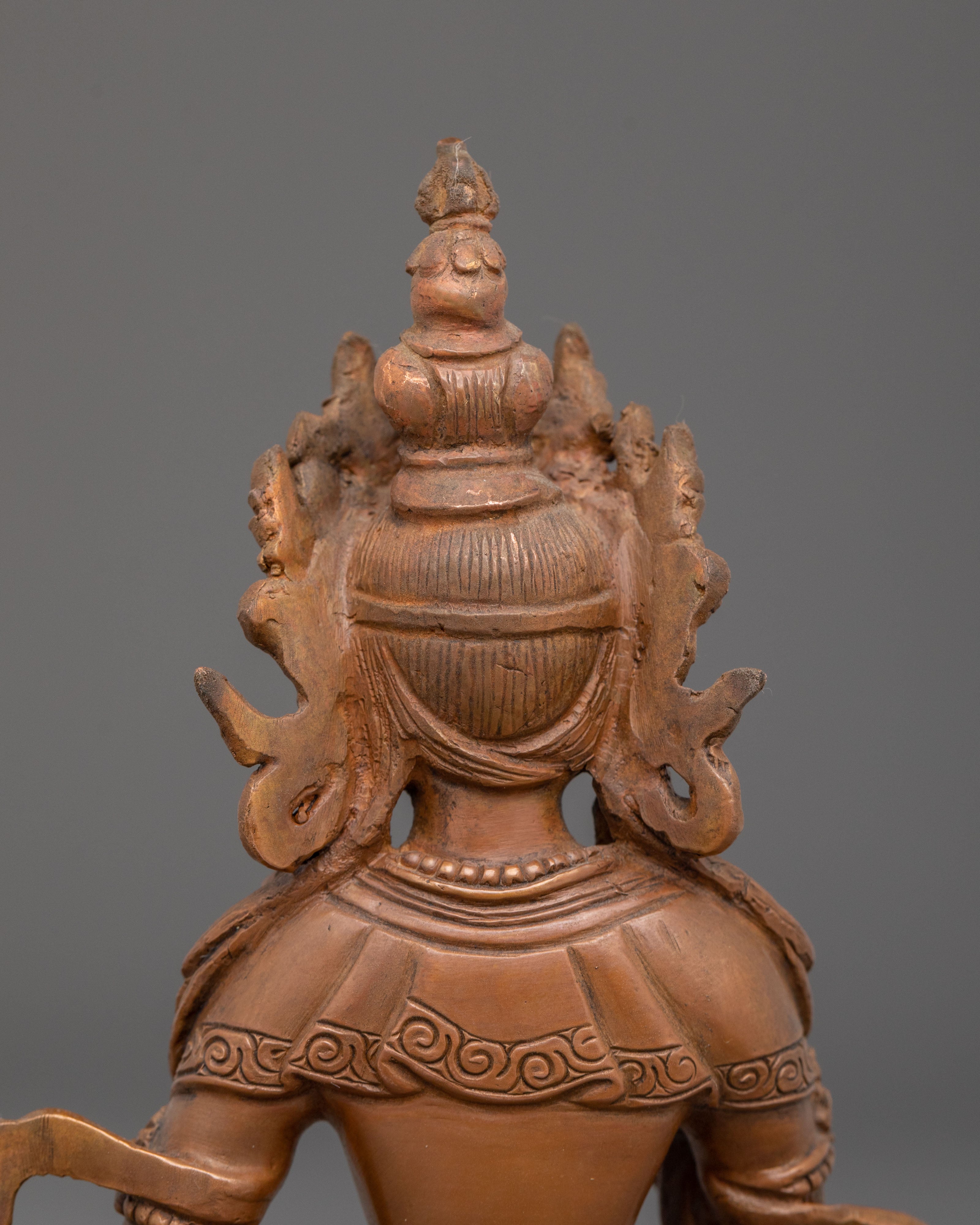 Vajrasattva Oxidized Statue | Purification Deity