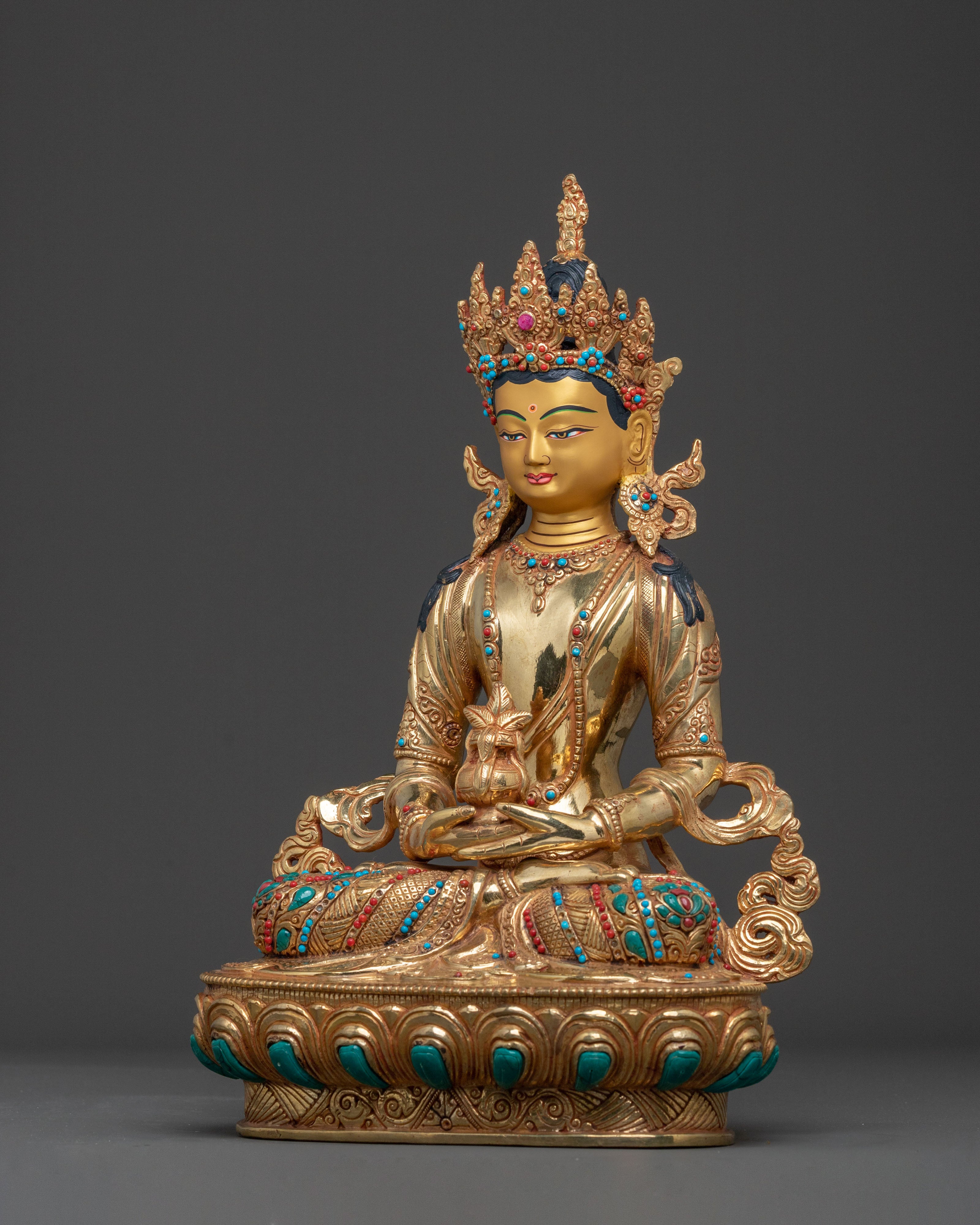 Amitayus Sacred Statue: Boundless Life Buddha