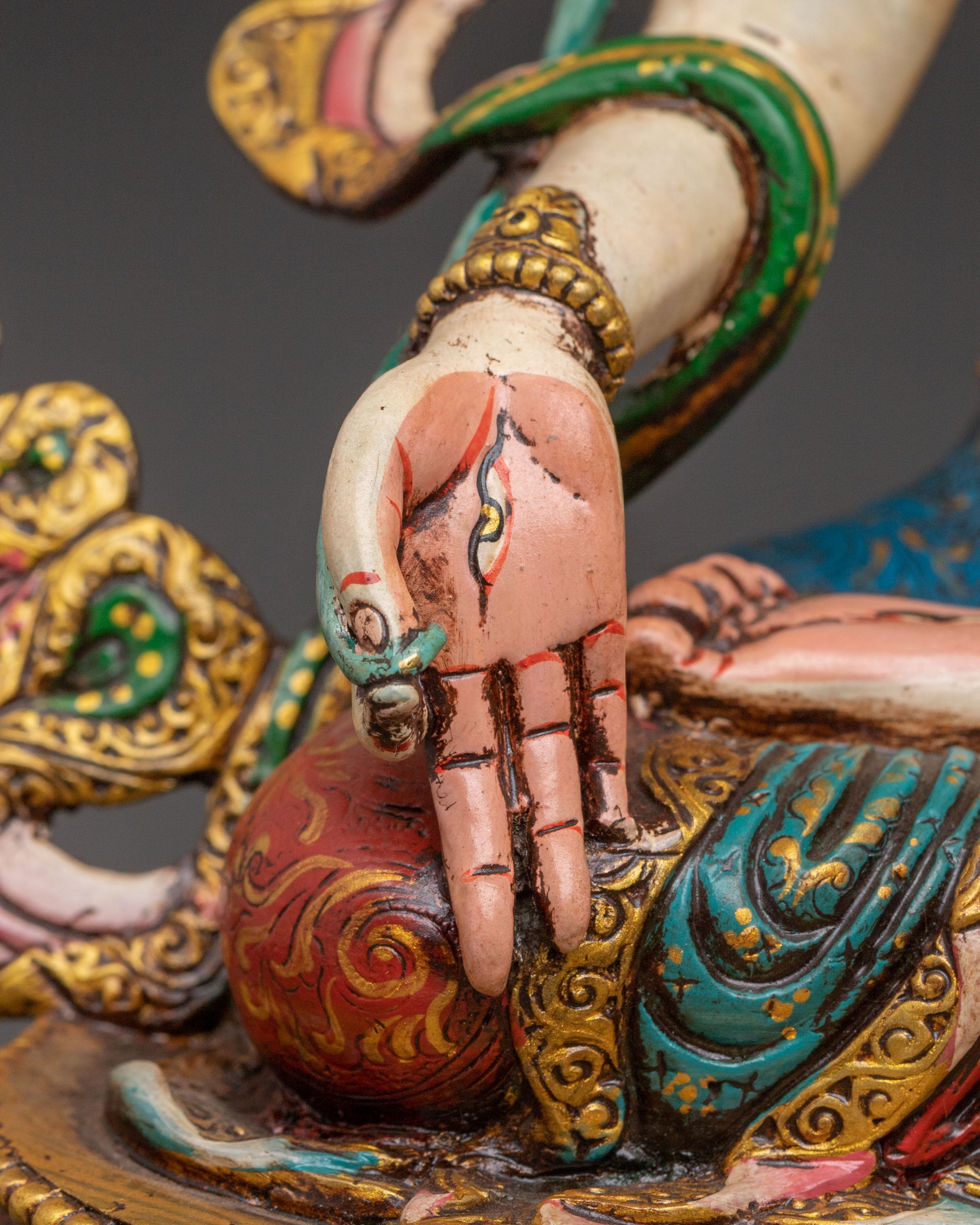 White Tara 24K Gold Gilded Statue | Longevity Icon