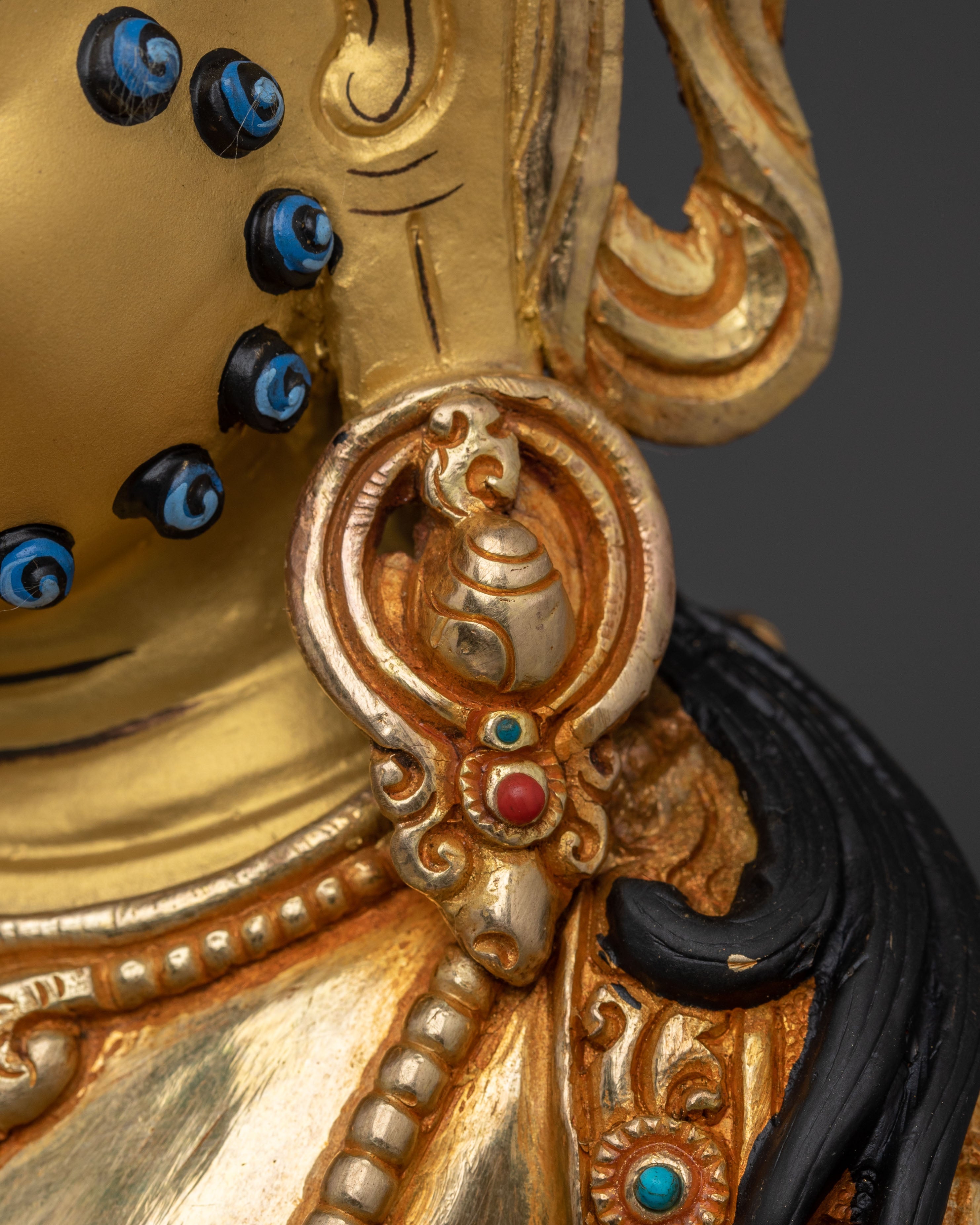 Tibetan Wealth Deity Dzambhala Spiritual Statue | Home Decor