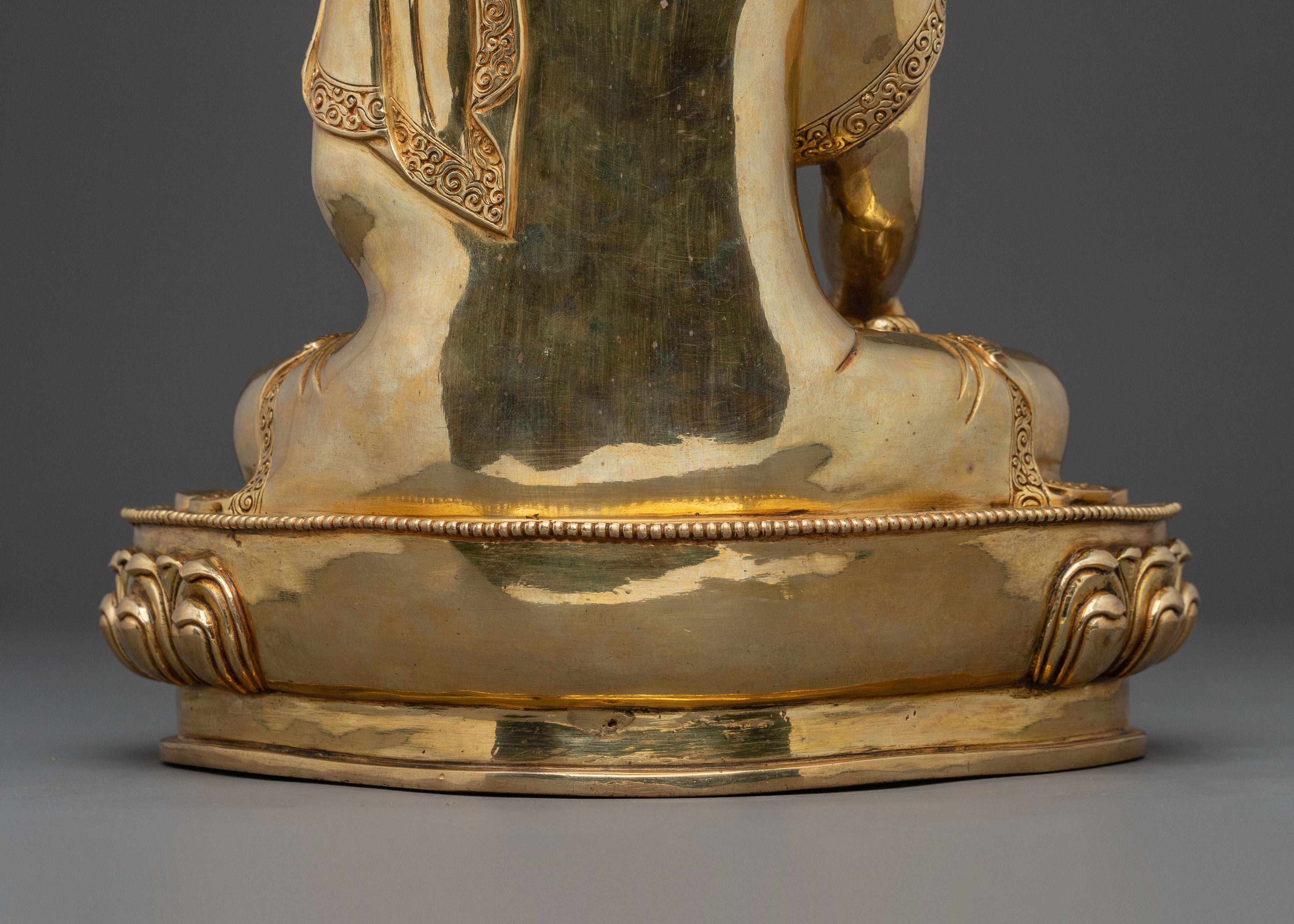 Himalayan Shakyamuni Buddha Buddhist Statue
