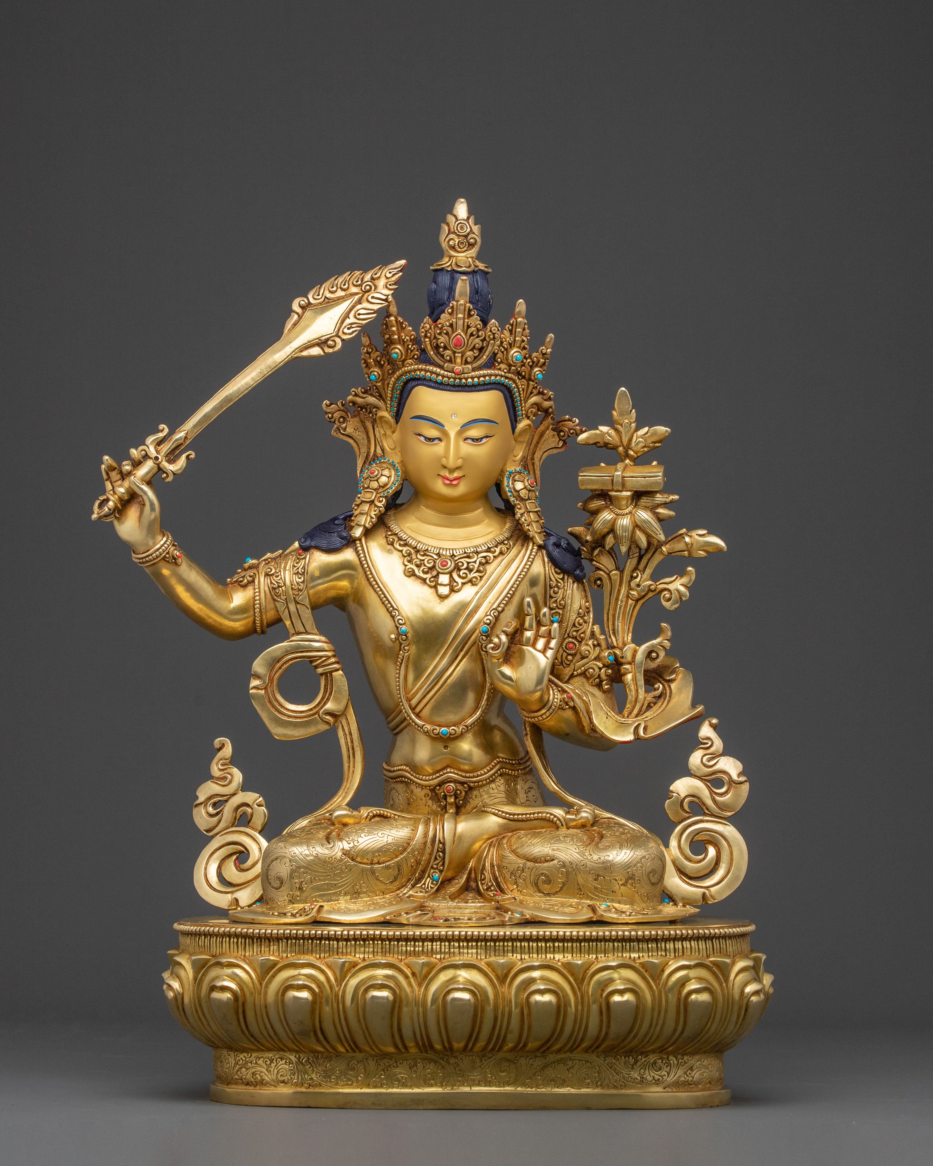 Manjushri Divine Sculpture