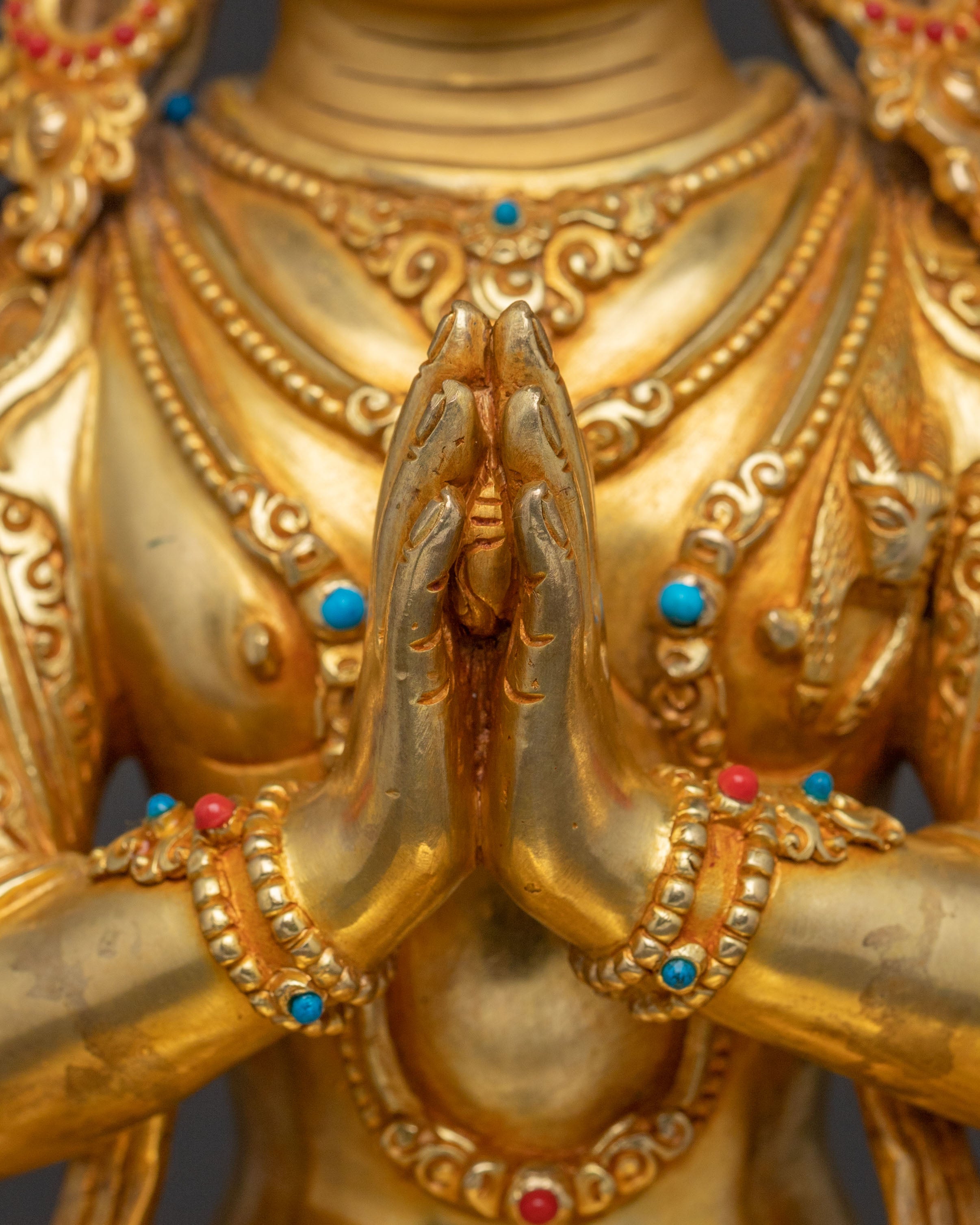 Handcrafted Chenrezig Statue | Serene Compassion