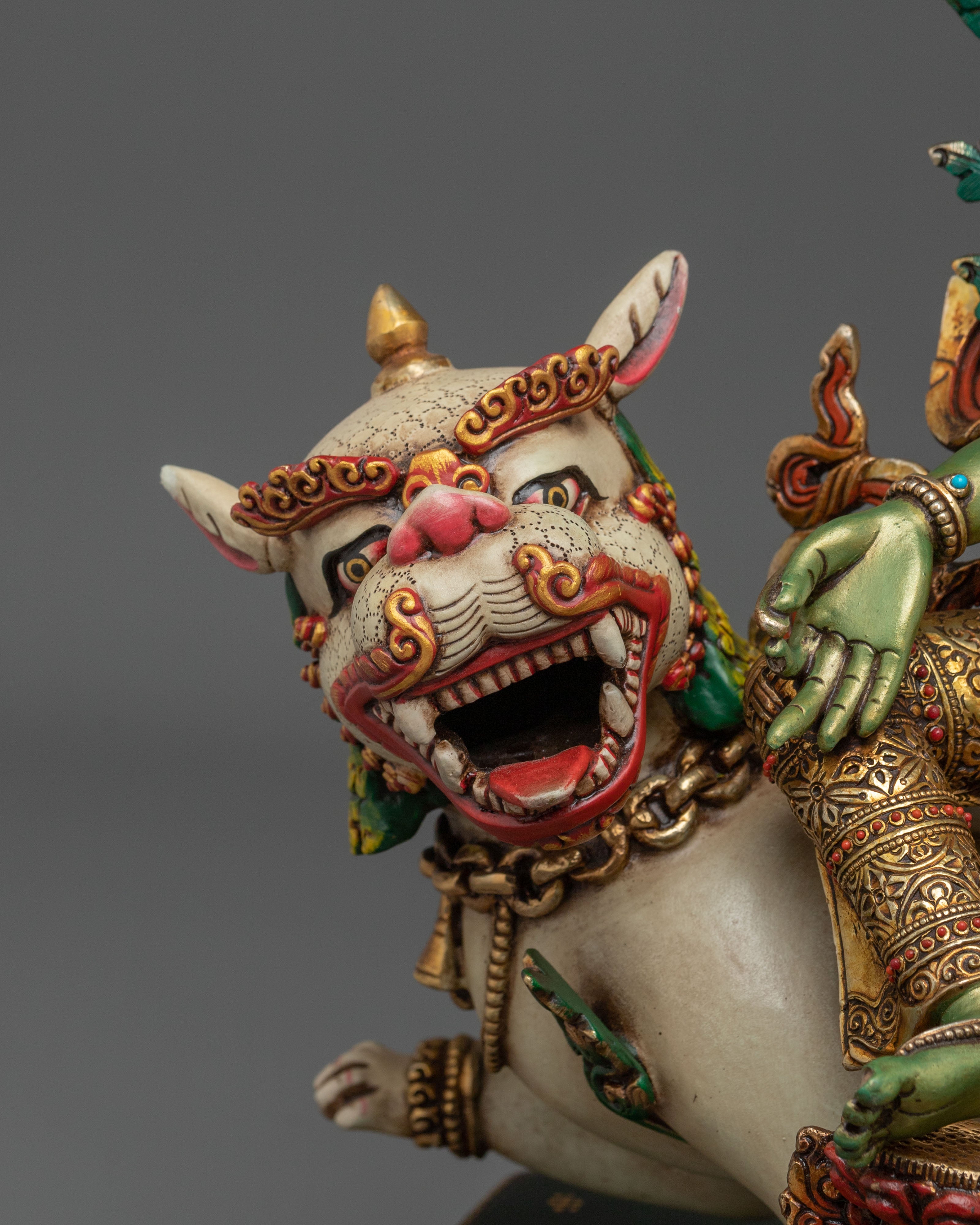Green Tara Statue | Handcrafted Protector Figurine