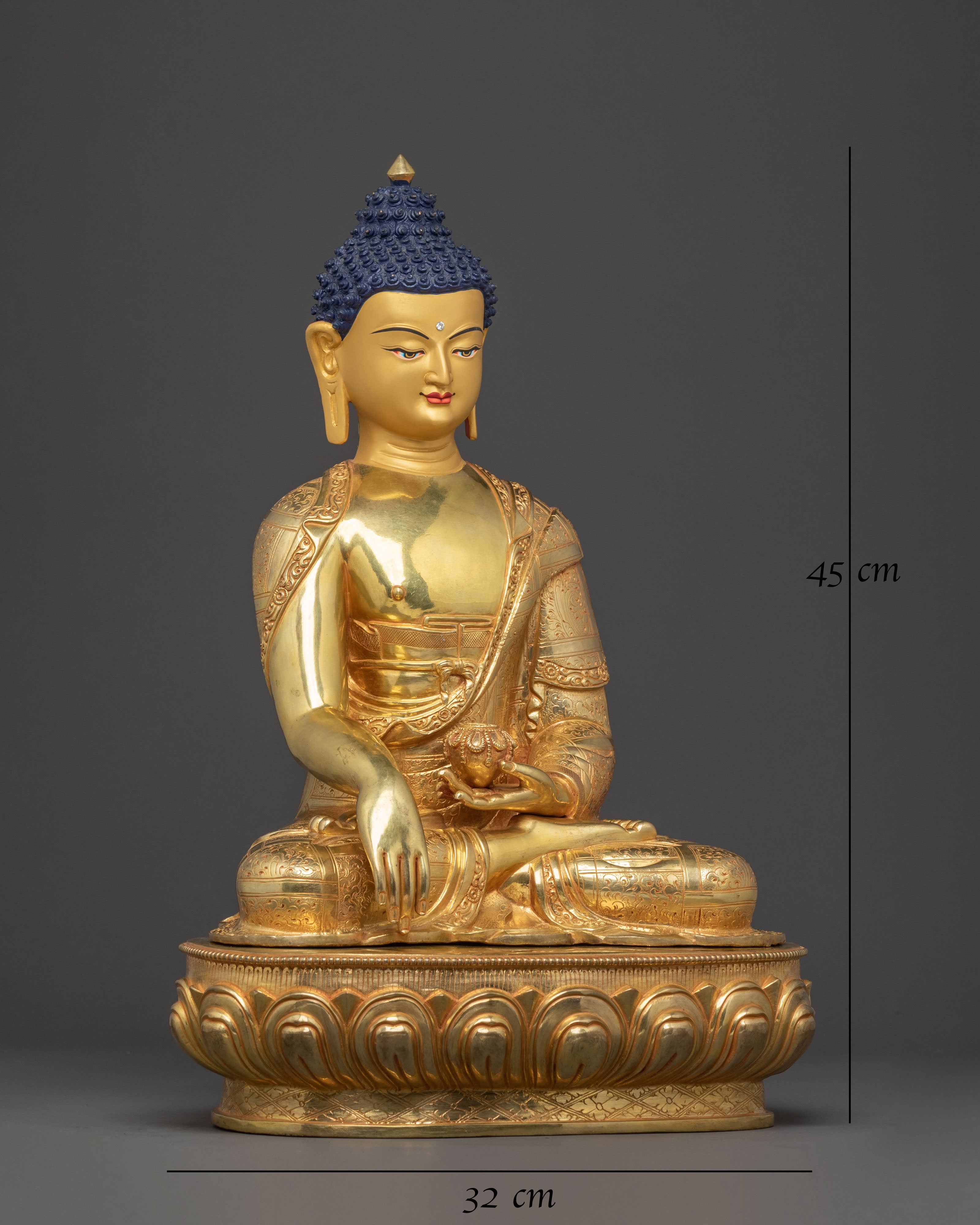 Shakyamuni Buddha Tibetan Sacred Statue |