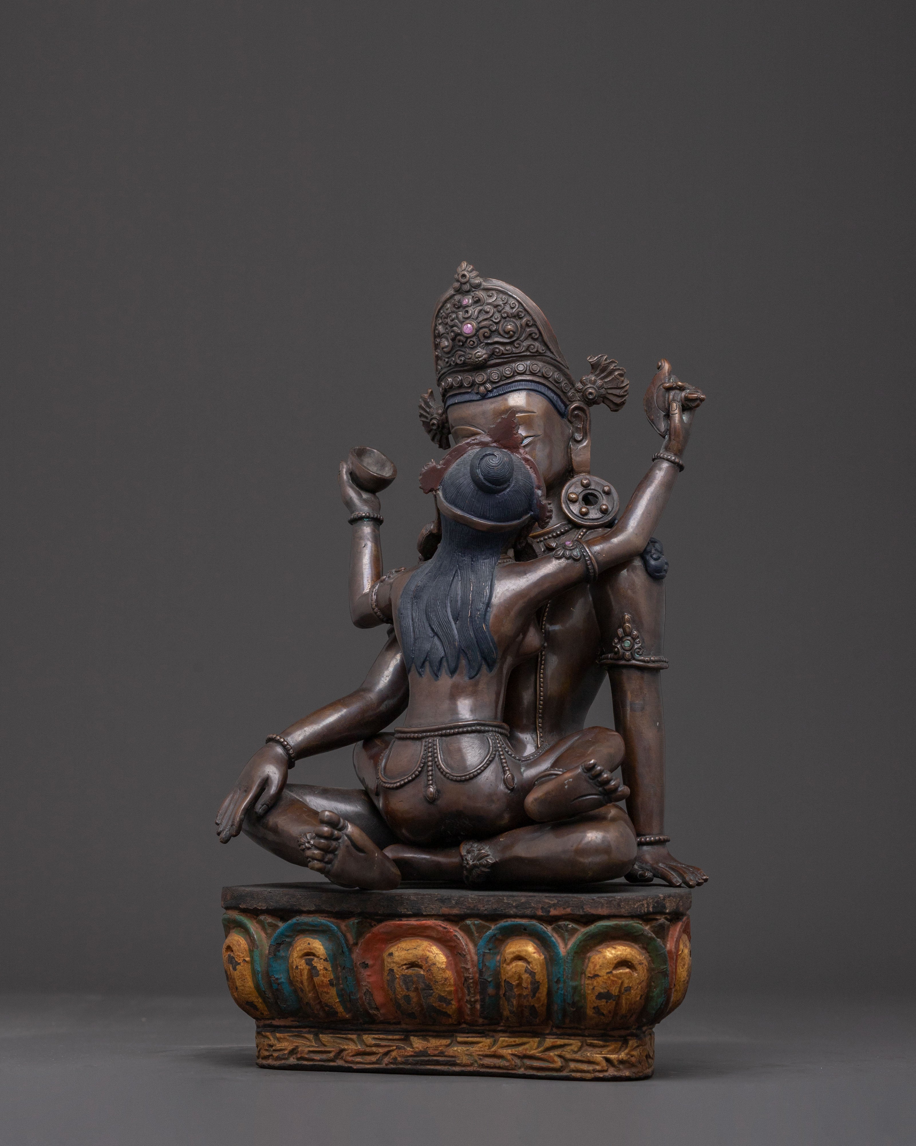 Lokeshwor with Consort Sacred Statue