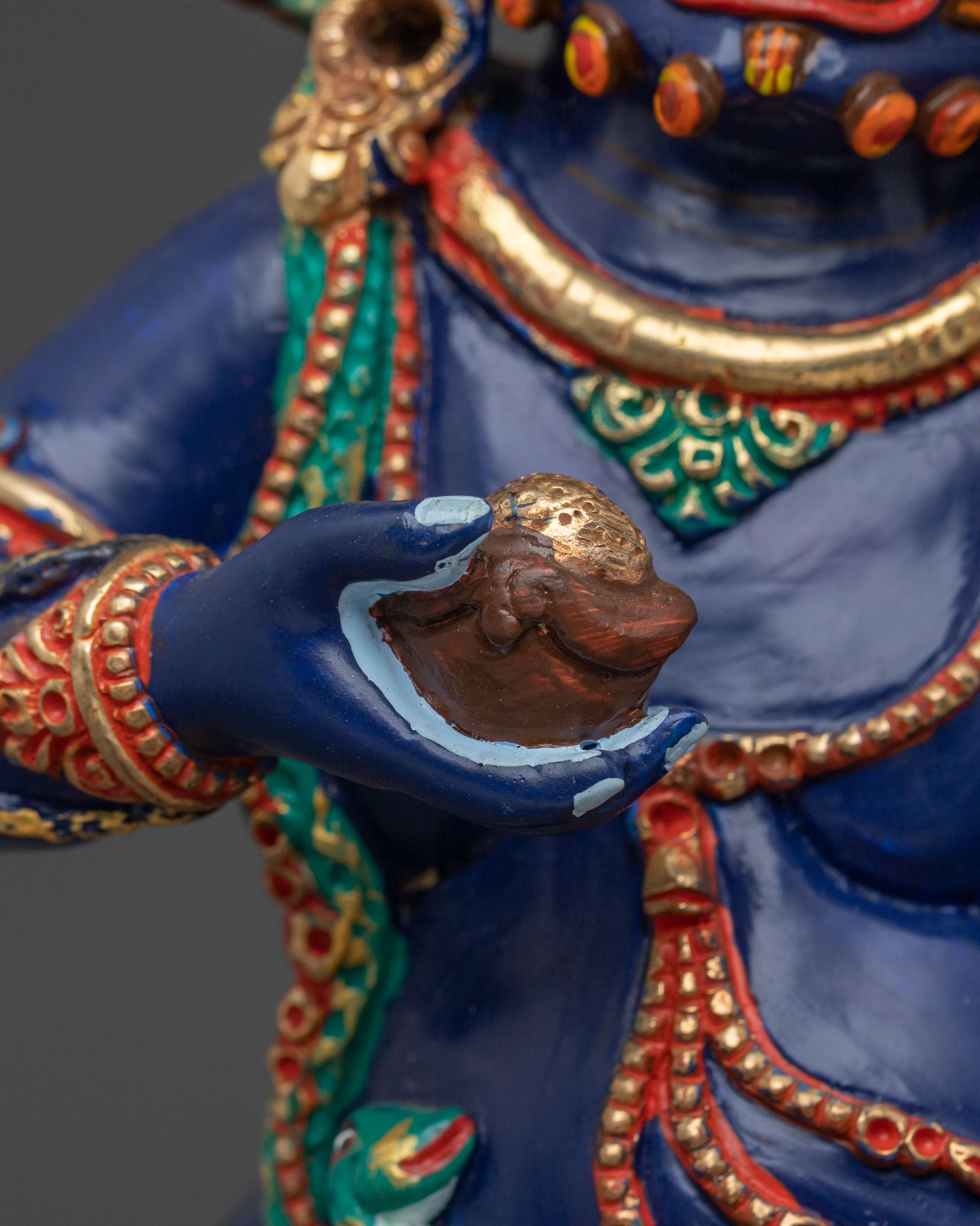 Black Dzambhala Statue | Tibetan Wealth Deity