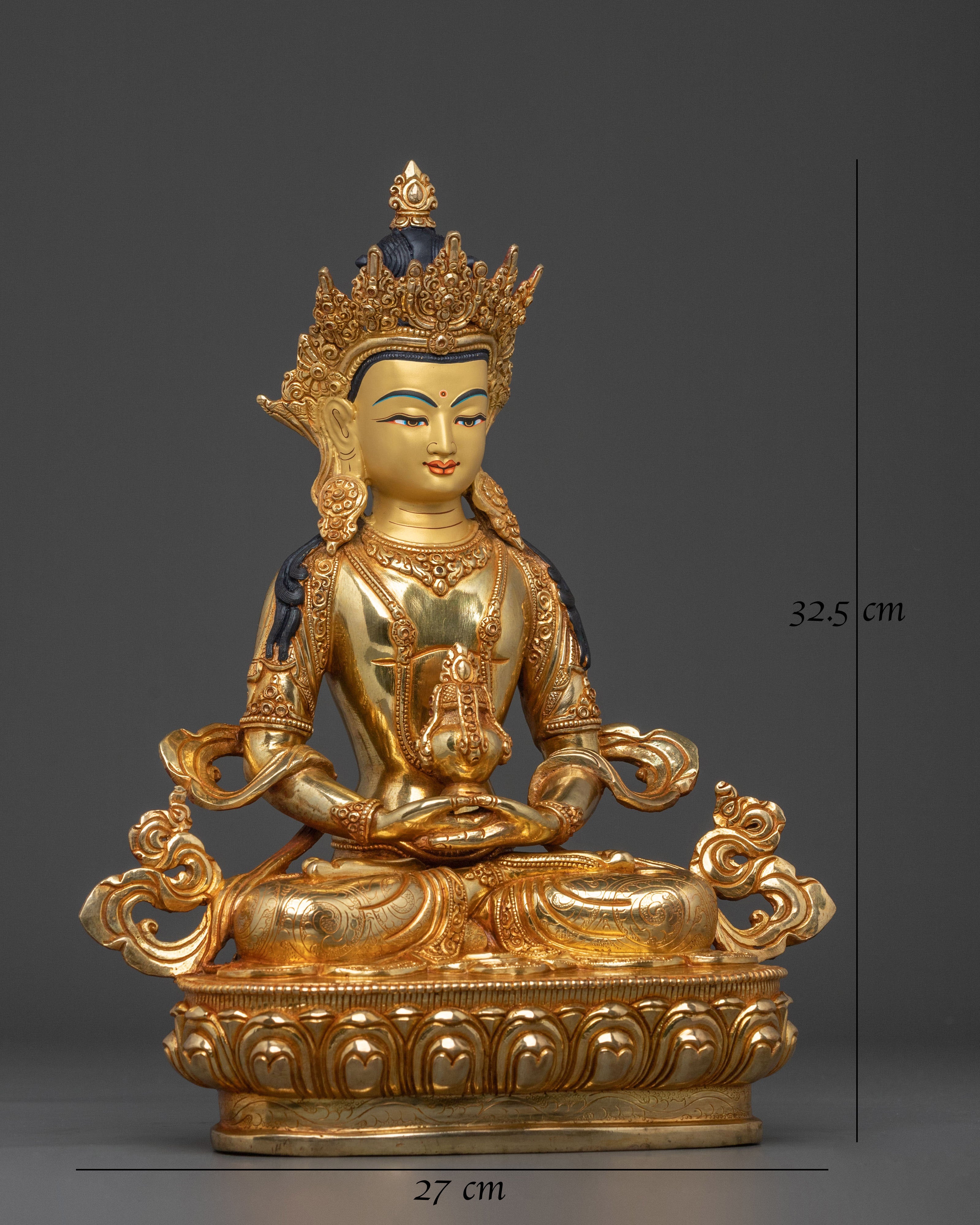 Radiant Amitayus Statue | Buddha of Longevity