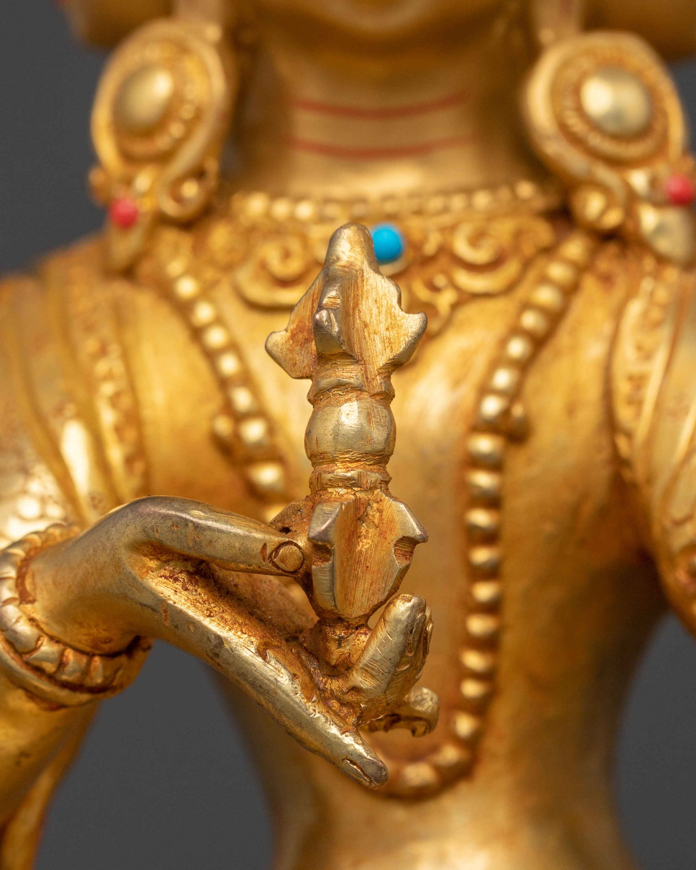 Maha Vajrasattva | 24K Gold Gilded Sculpture