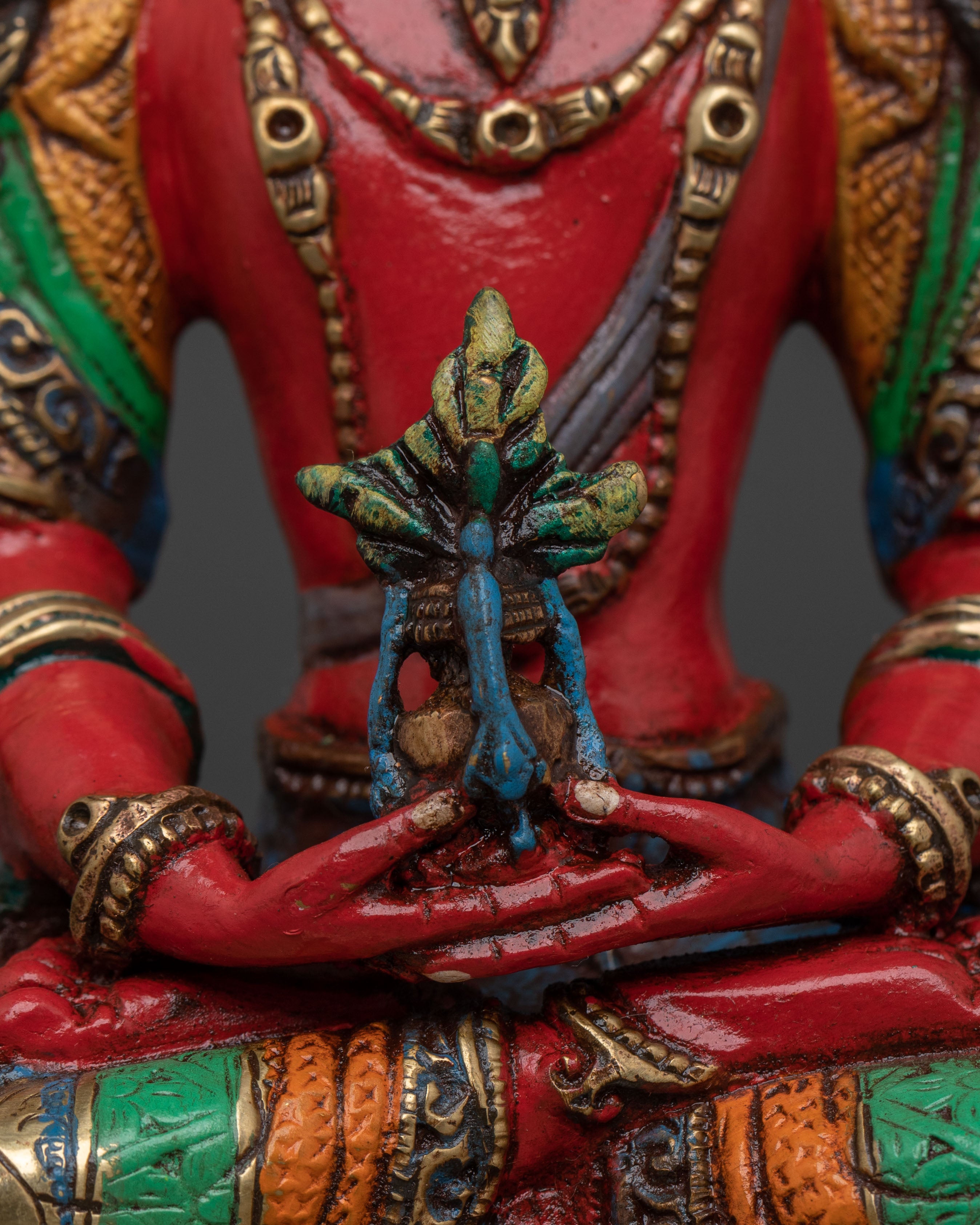 Amitayus Buddha Statue | Handmade Nepal Sacred Altar Decor
