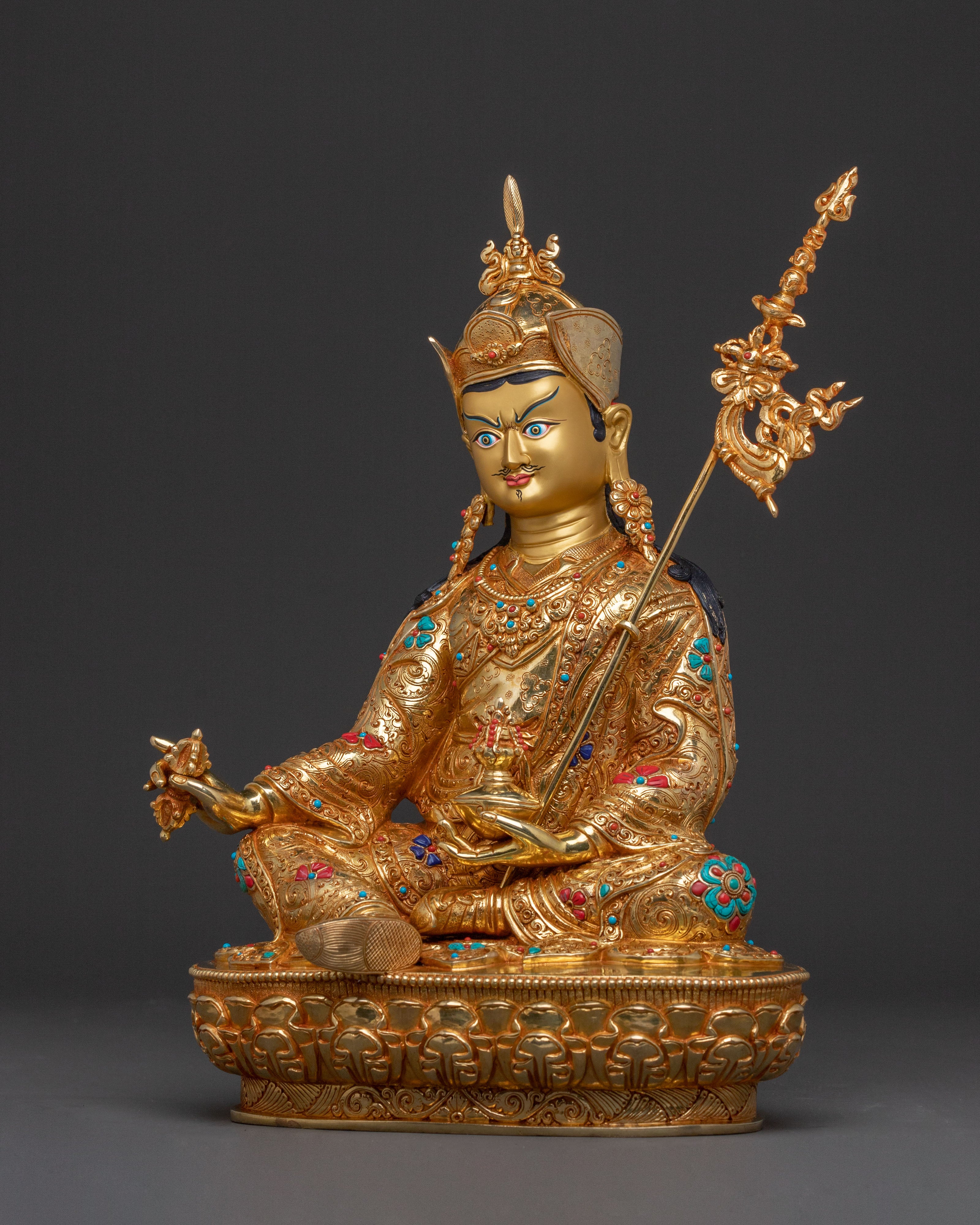 Guru Rinpoche Wisdom Statue | Handcrafted Perfection
