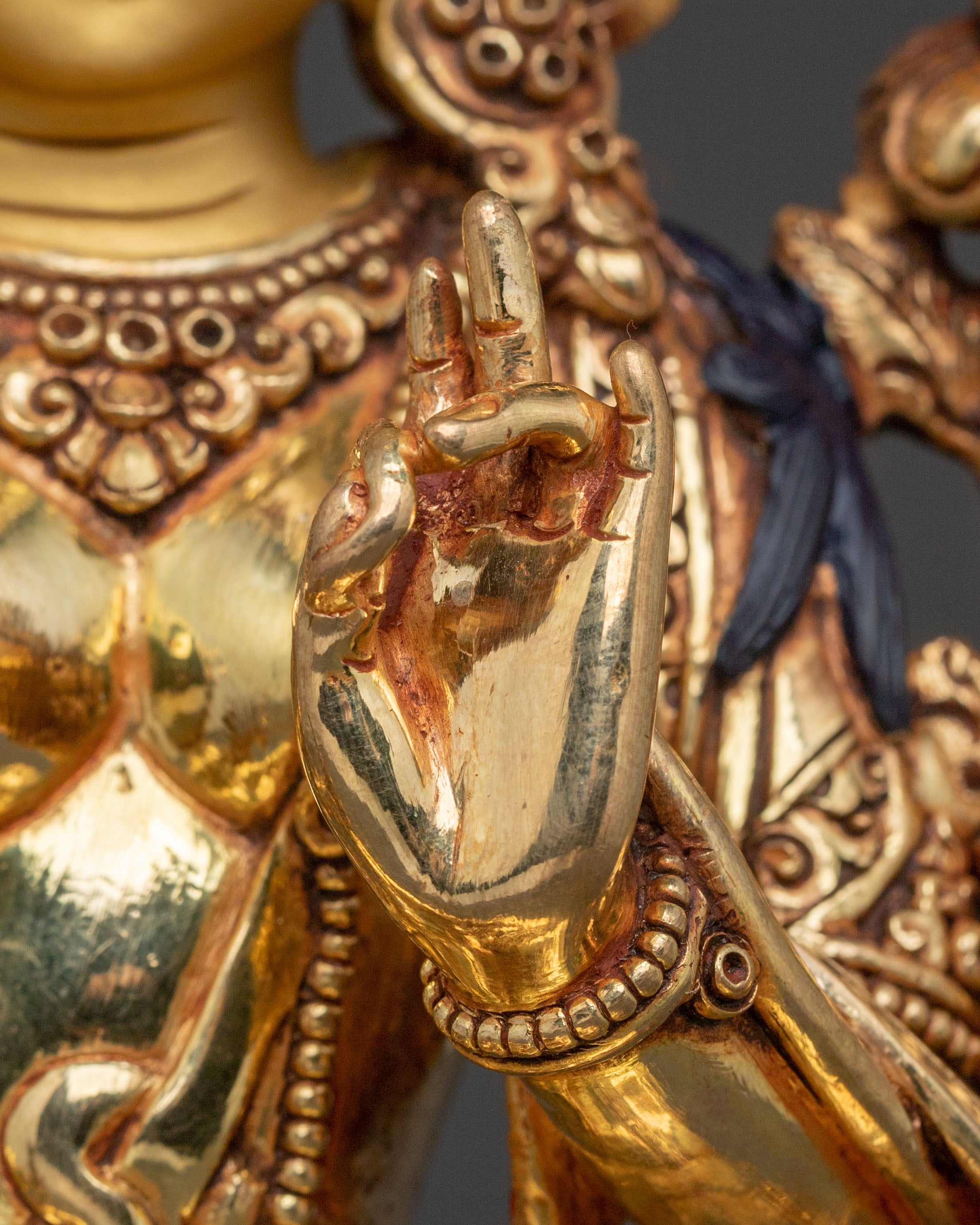 Red Tara Meditation Statue | Bodhisattva of Compassion and Power