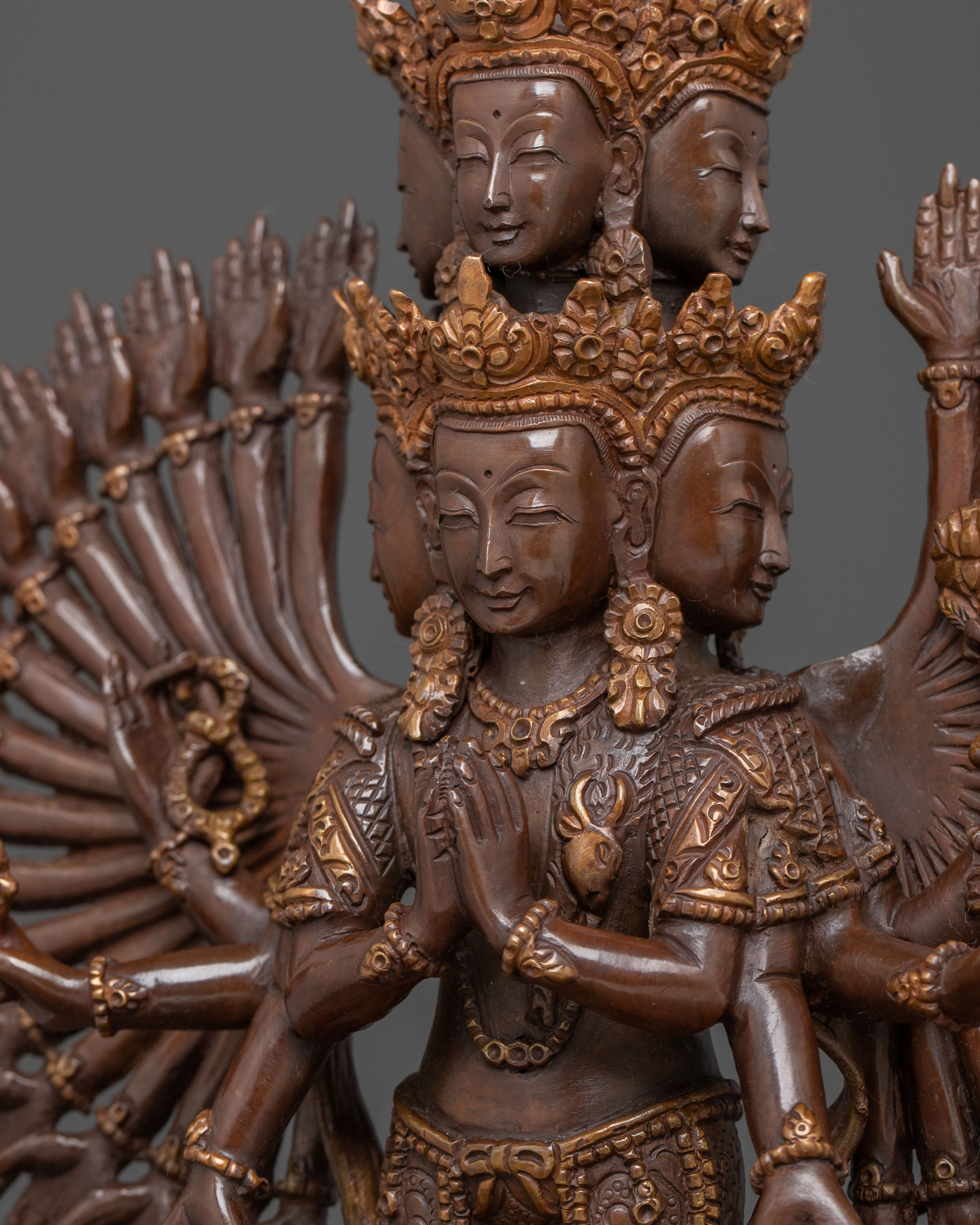 1000 Armed Chenrezig Statue | Compassion Figure