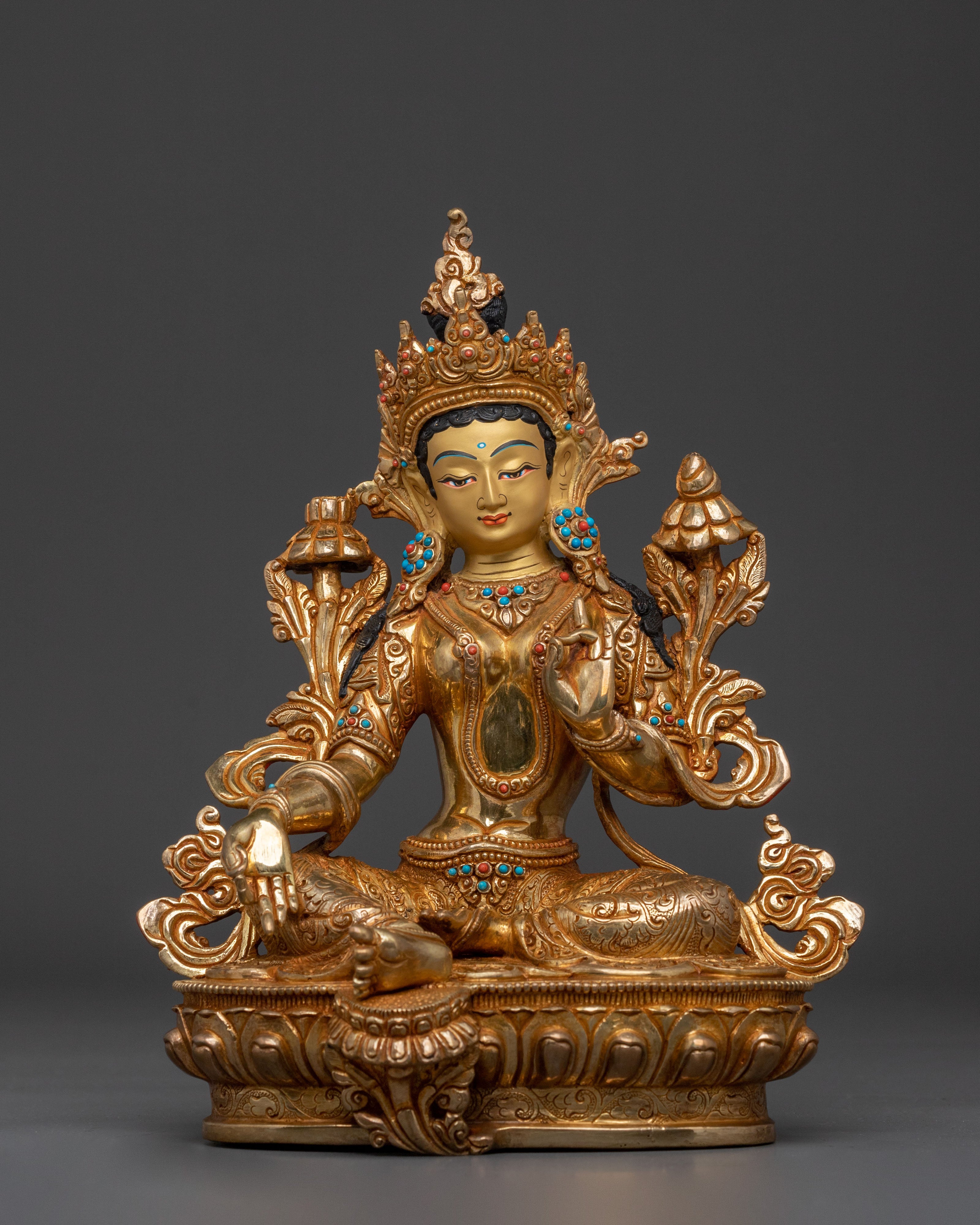 Green Tara Statue
