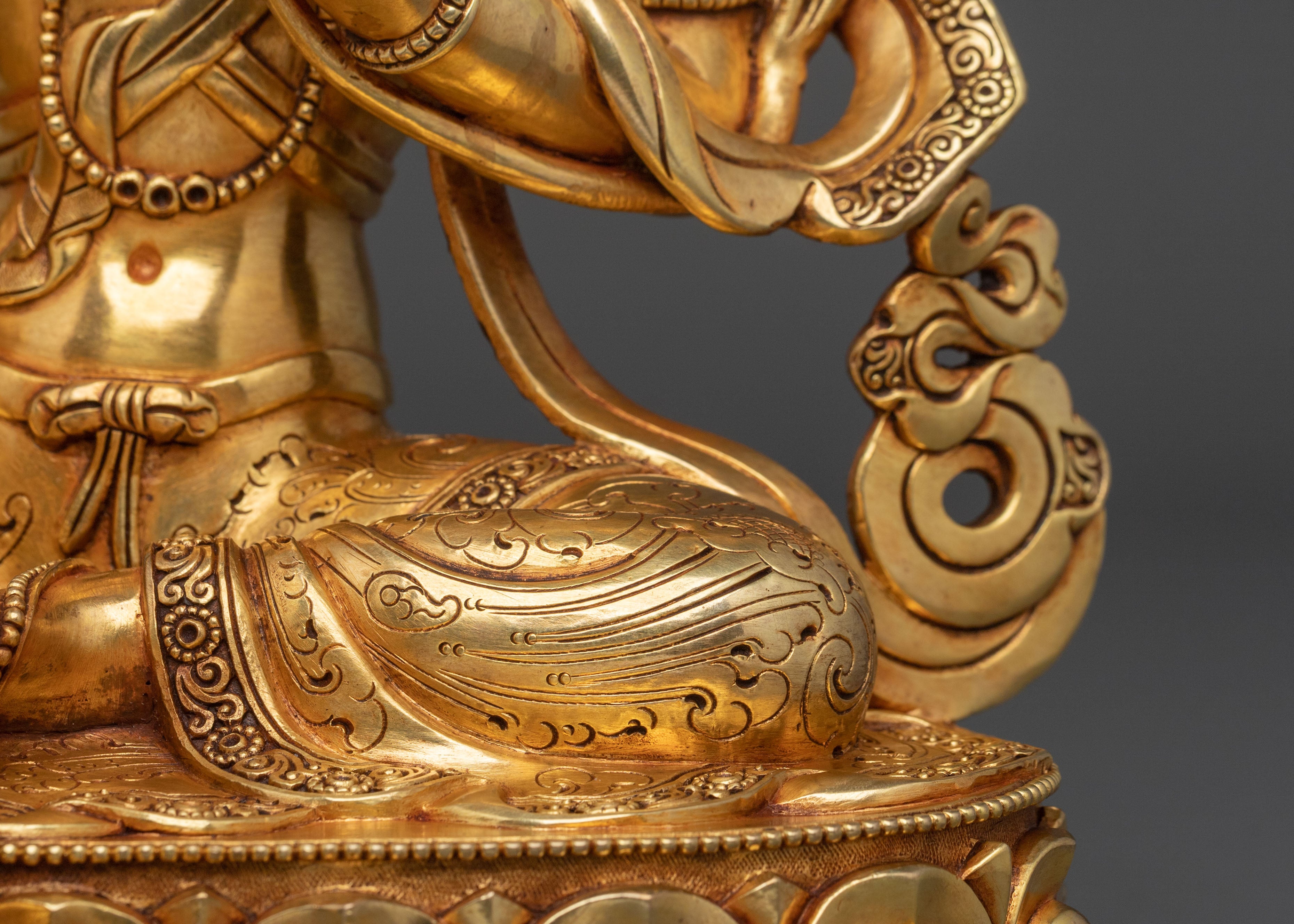 Serene Green Tara Statue | Tibetan Buddhist Goddess