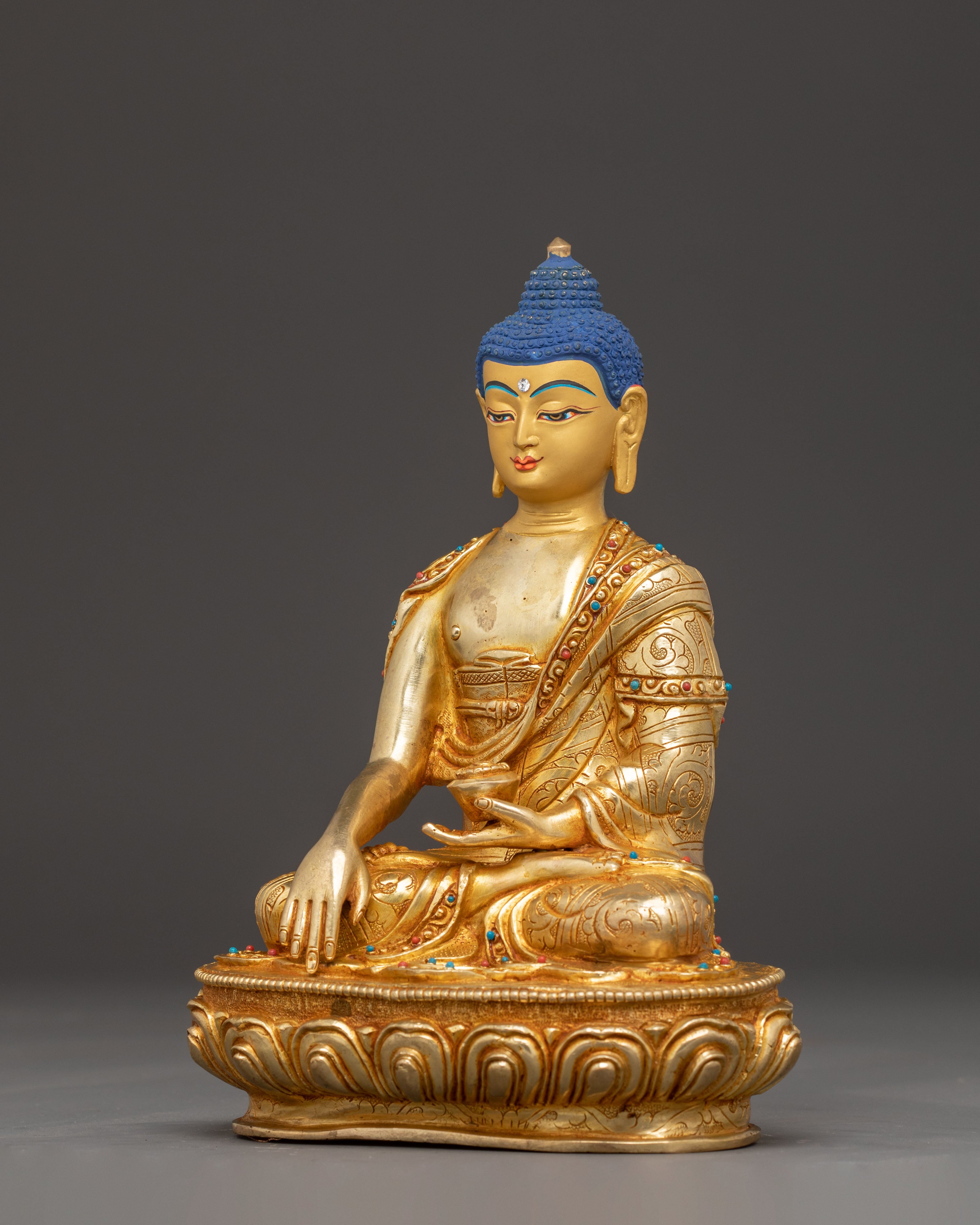 Handmade Sculpture of Dharma Guru Shakyamuni Buddha | Enlightened Master
