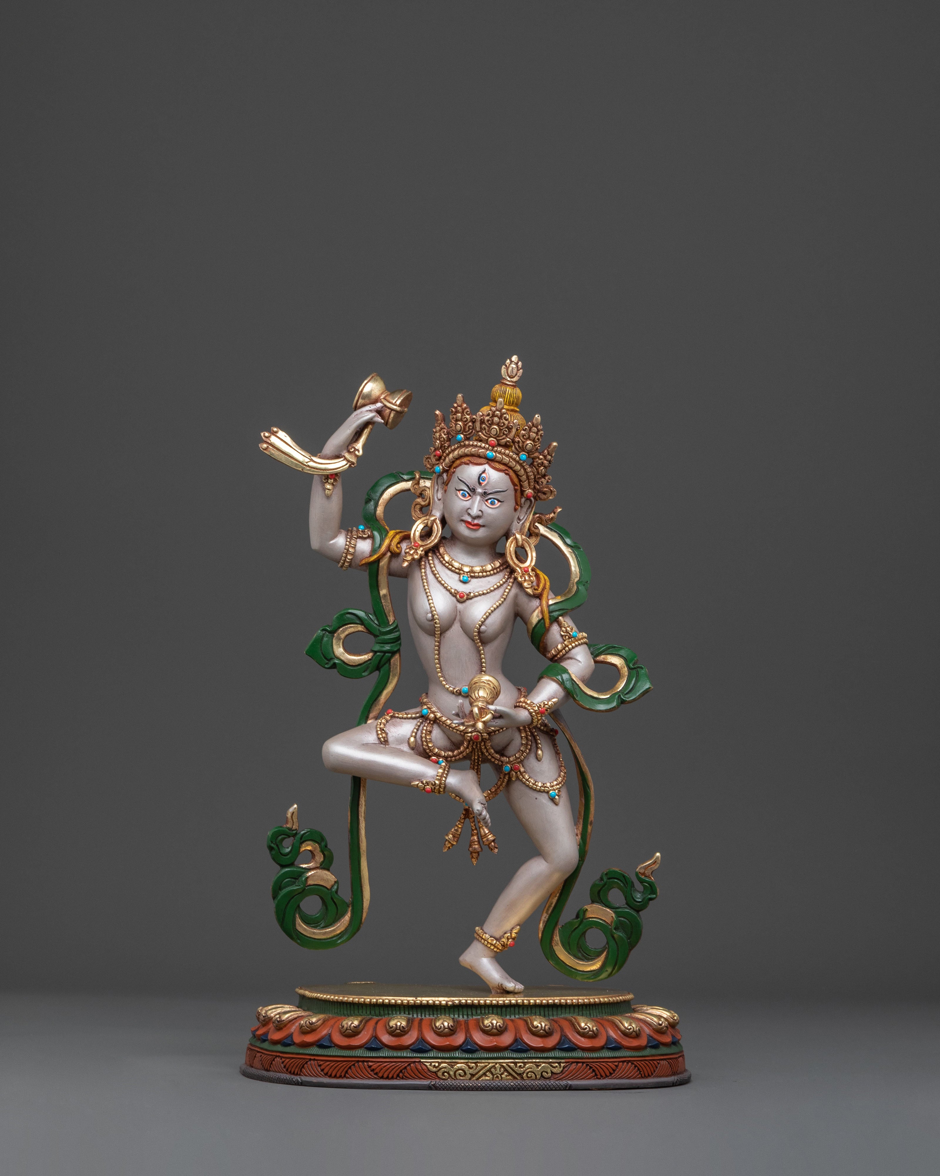 Machig Labdron: 24K Gold Gilded Compassionate Figure