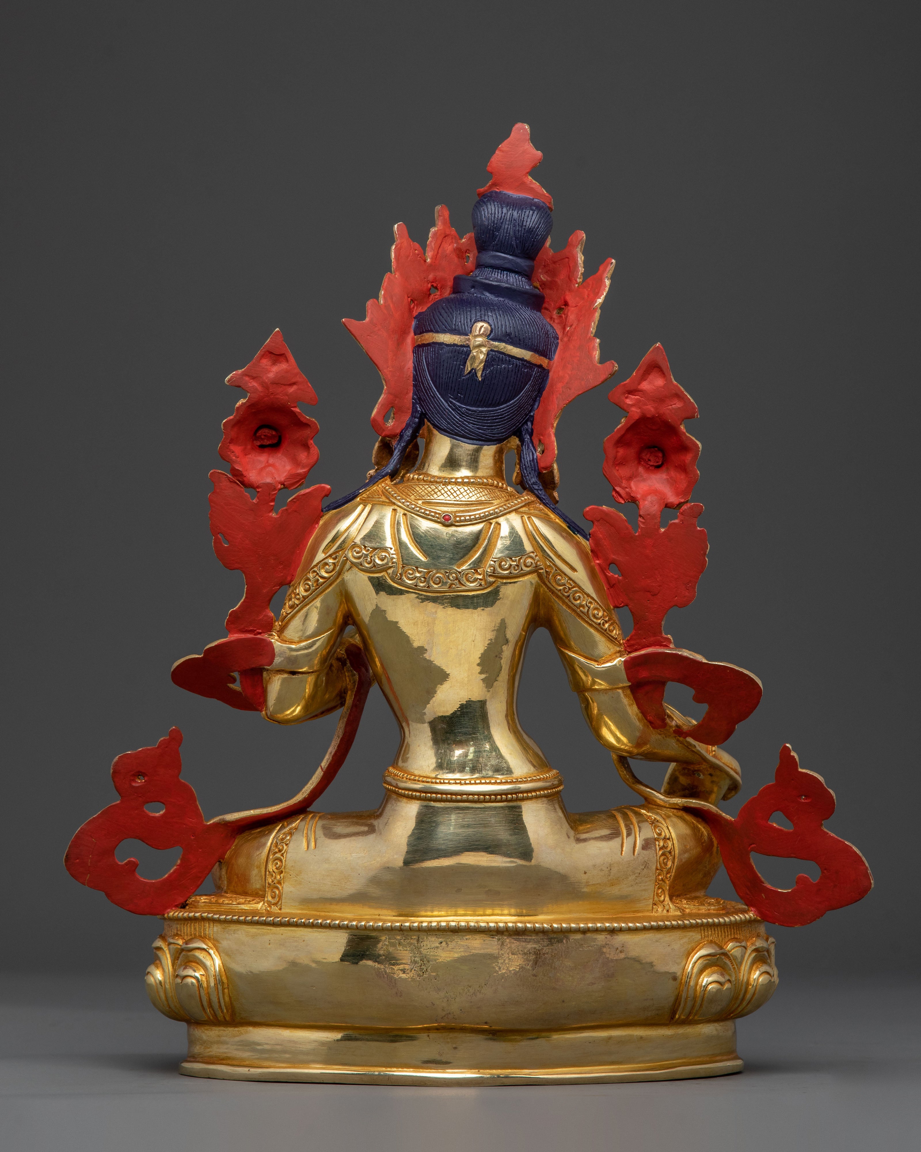 Green Tara Guardian Statue | Himalayan Buddhist Sculpture