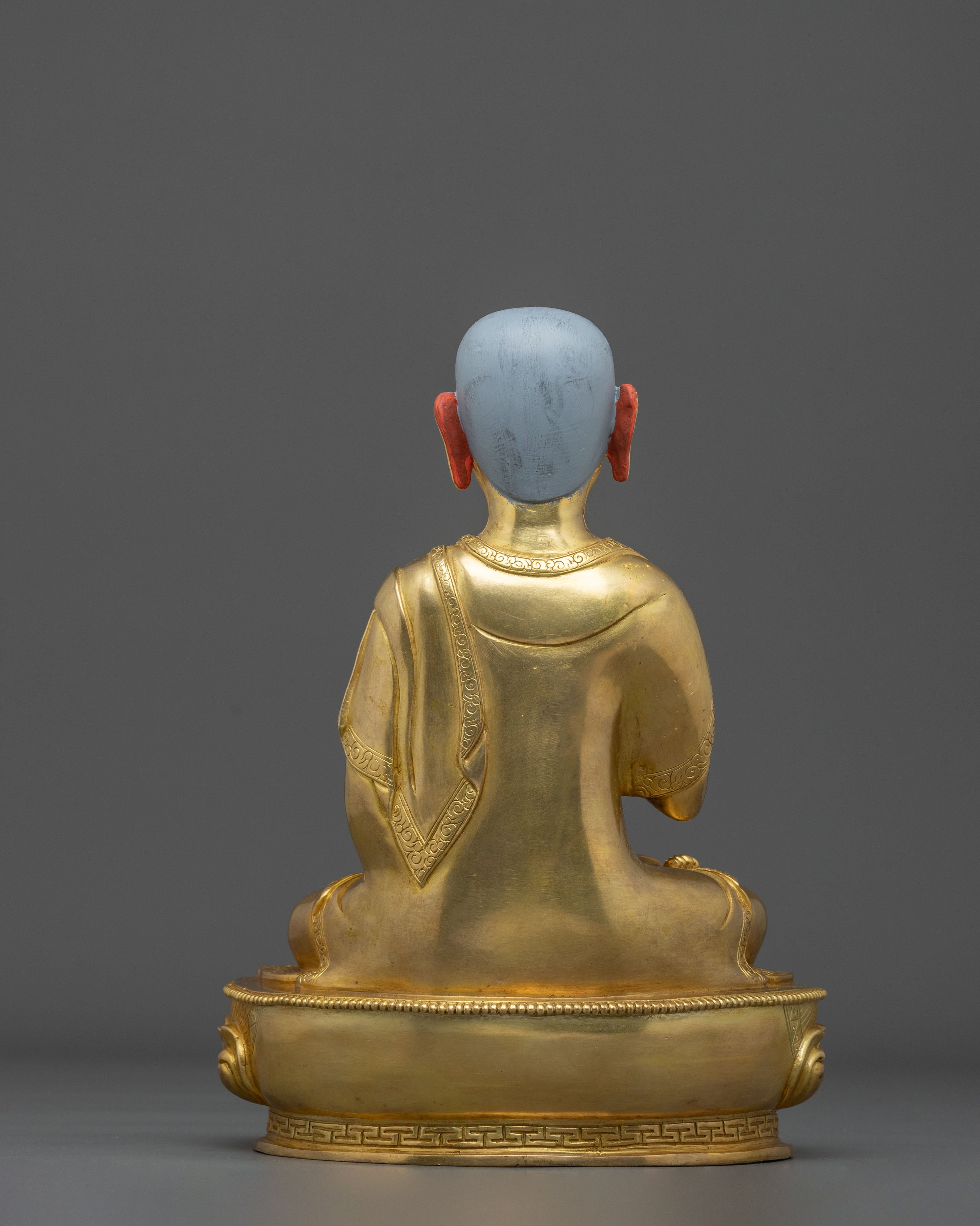 Tsongkhapa with Disciples Statue: Founder of the Gelug Tradition