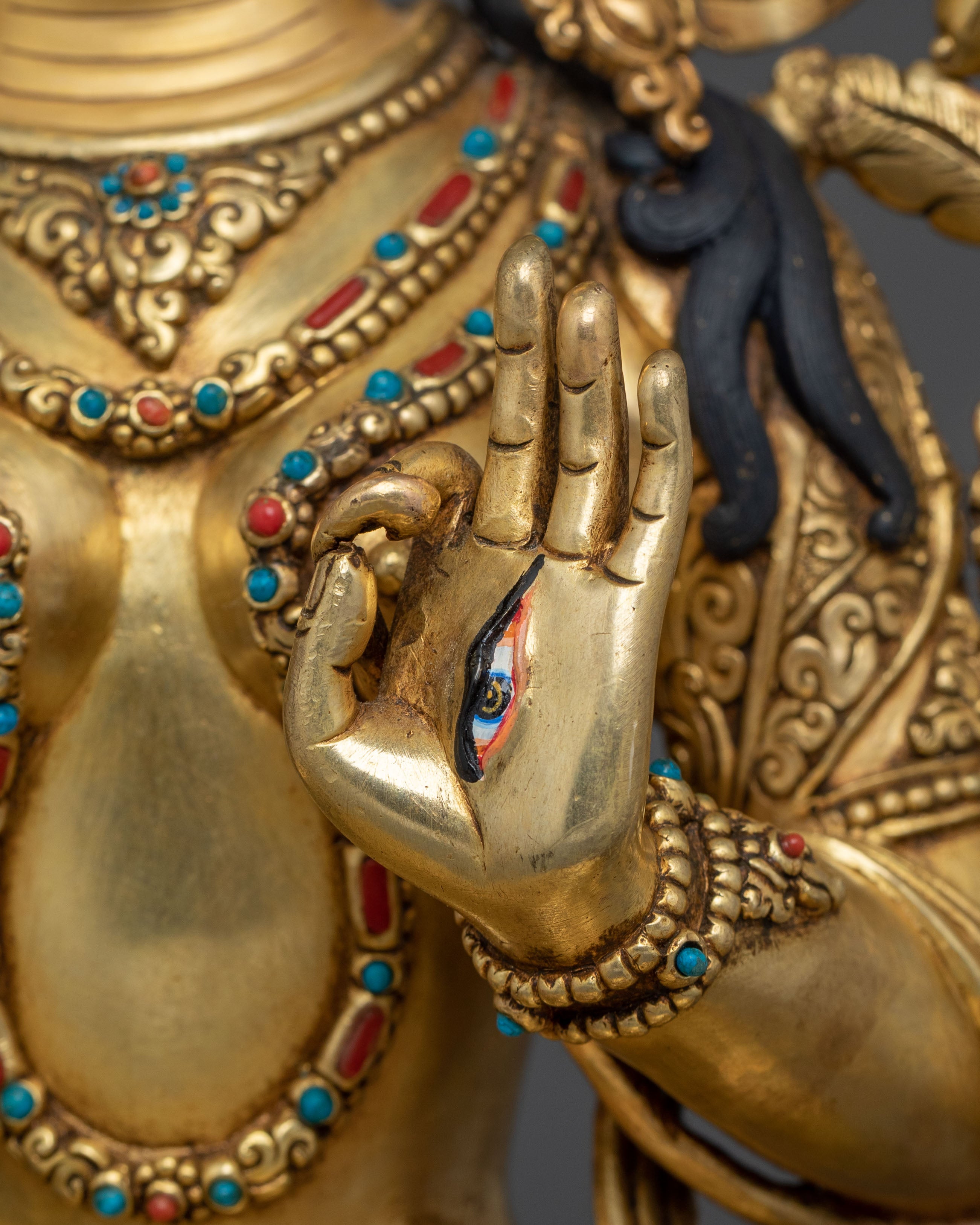 White Tara Sacred Figurine | Tibetan Buddhist Goddess