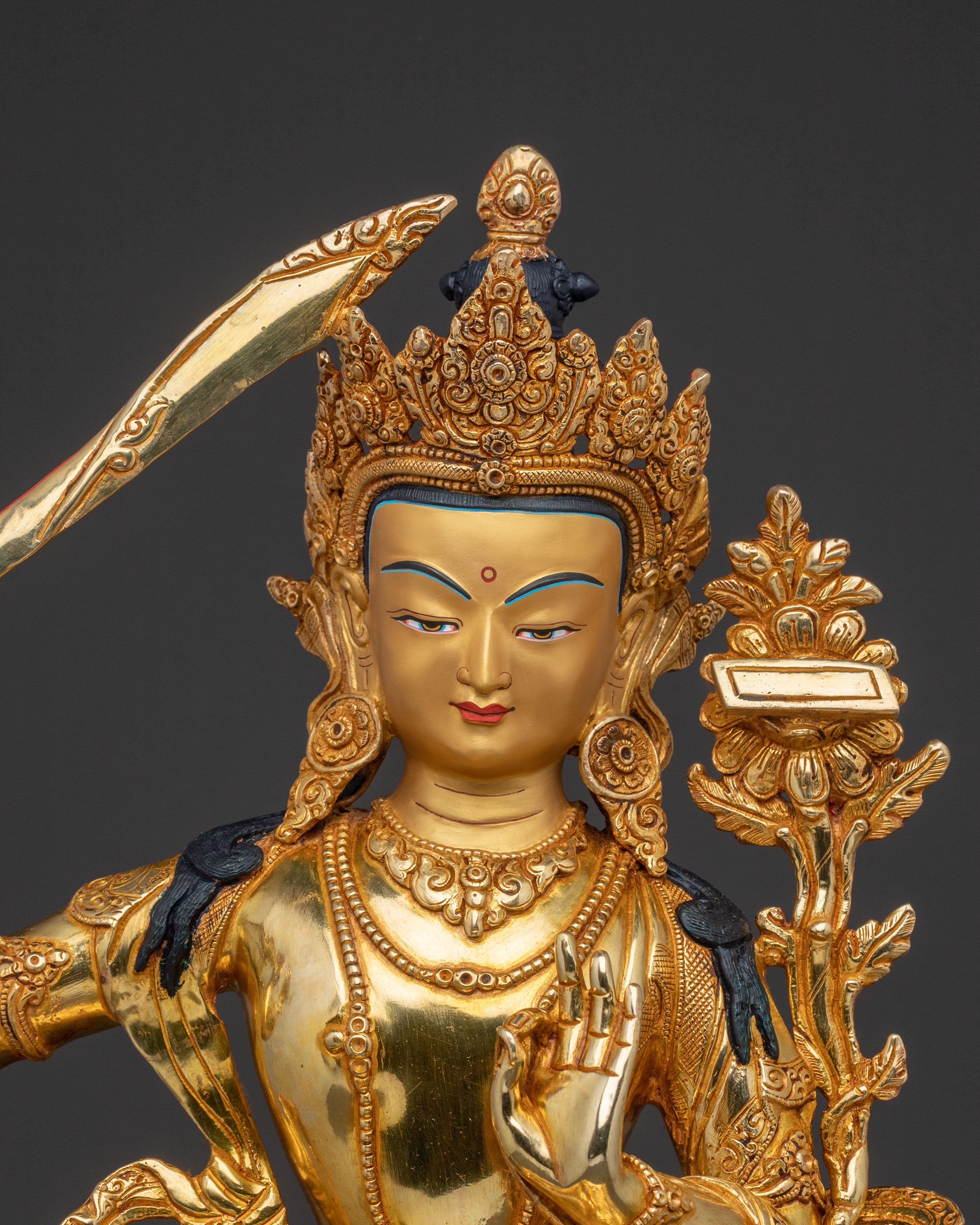 Manjushri Radiant Wisdom Statue | Altar Decor